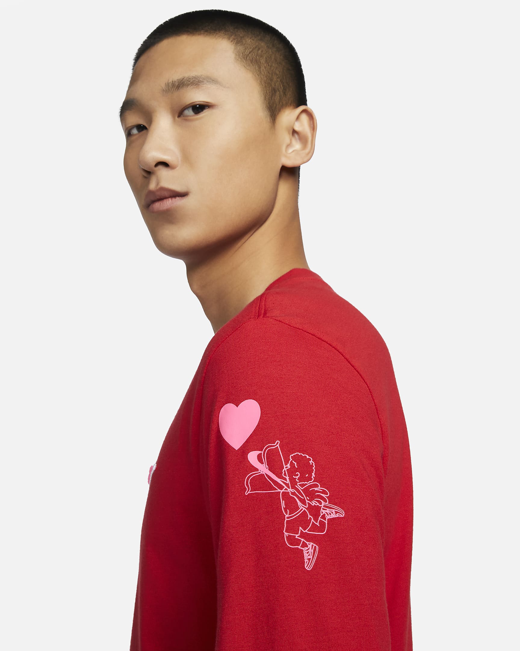 Nike Sportswear 長袖 T 恤 - University Red