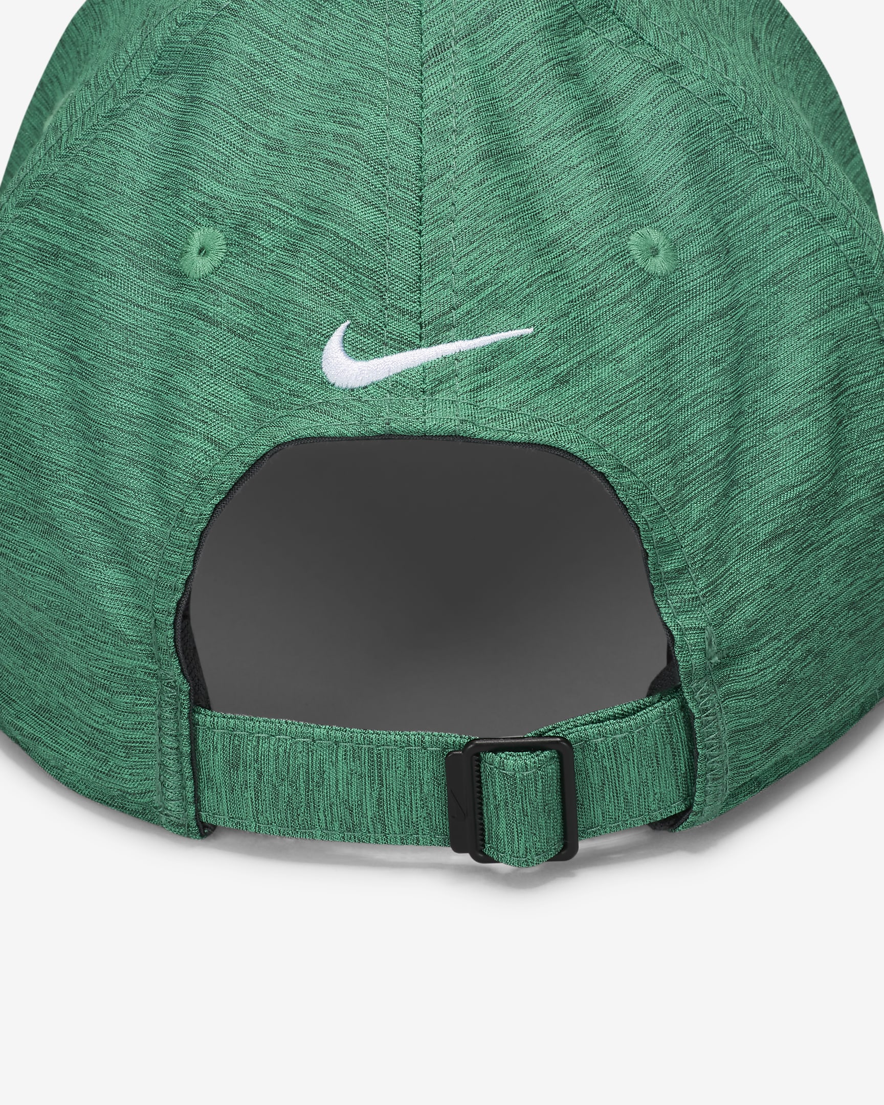 Nike Dri-FIT Club Structured Heathered Cap - Stadium Green/Vintage Green/White