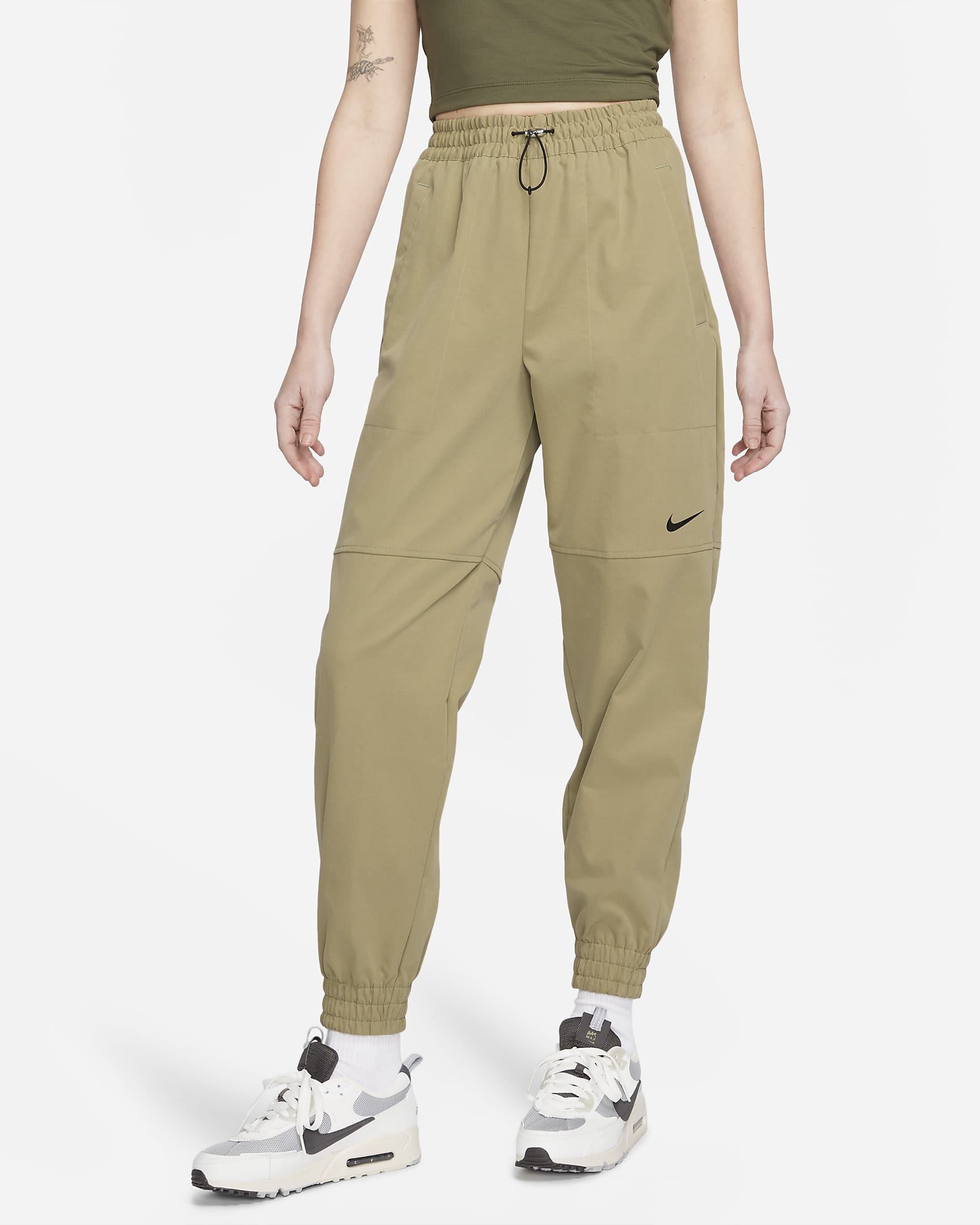 Nike Sportswear Swoosh Women's Woven Trousers. Nike PT