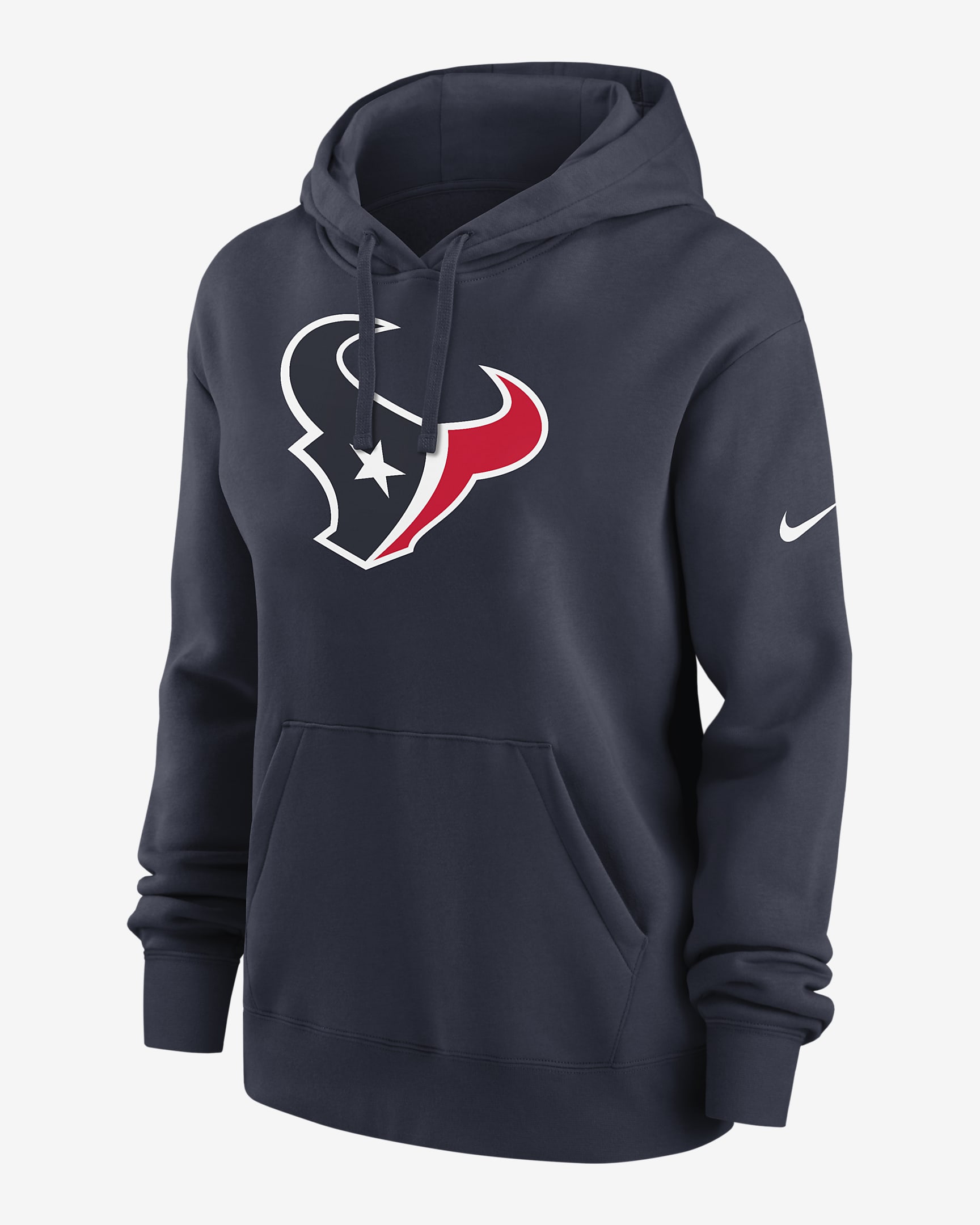 Houston Texans Club Women's Nike NFL Pullover Hoodie - Navy