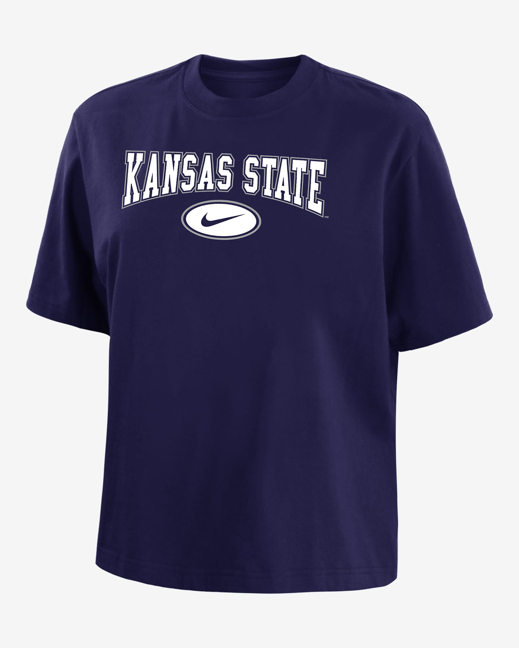 Kansas State Women's Nike College Boxy T-Shirt - Orchid