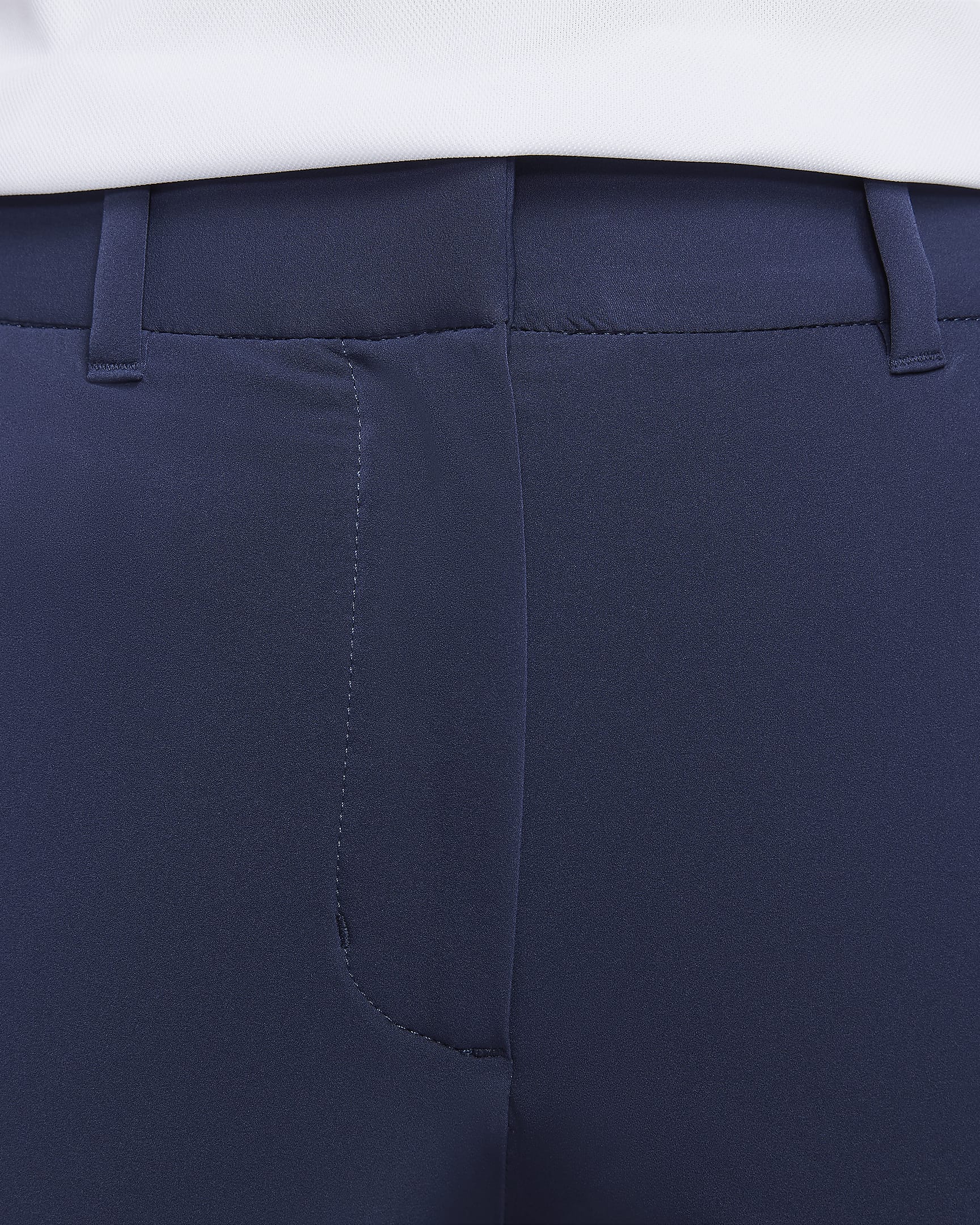 Nike Dri-FIT Tour Women's Golf Trousers - Midnight Navy/White