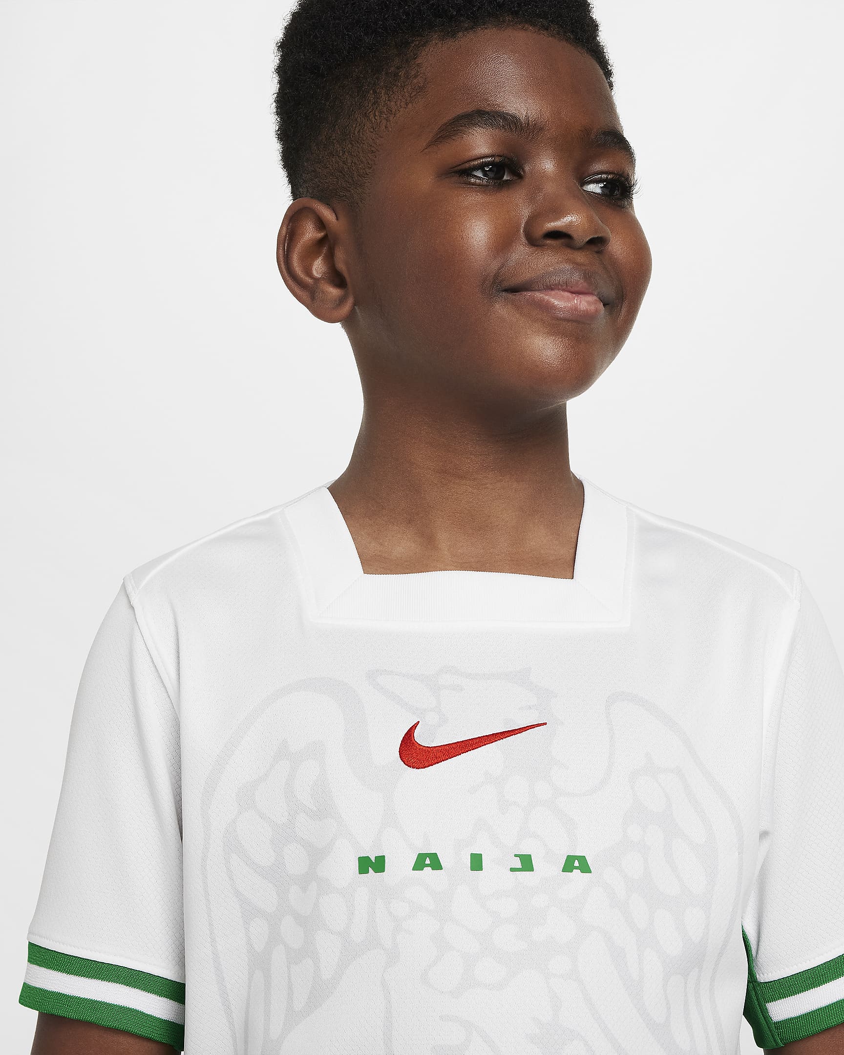 Nigeria 2024 Stadium Home Older Kids' Nike Dri-fit Football Replica 