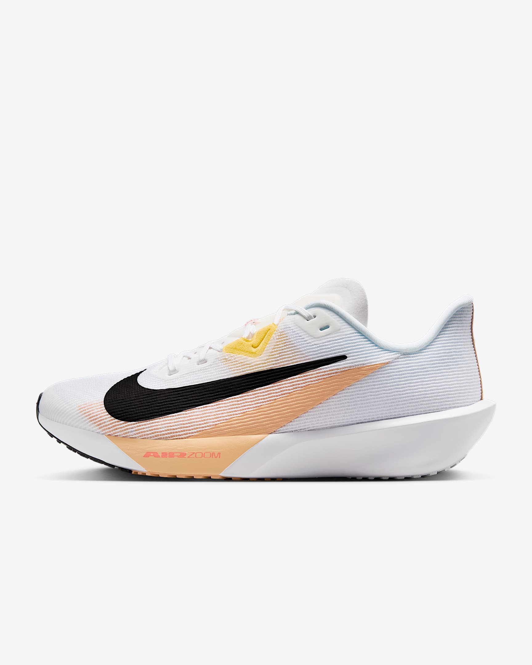 Tenis de carrera en pavimento para hombre Nike Zoom Rival Fly 4 - Blanco/Tiza naranja/Amarillo suave/Negro