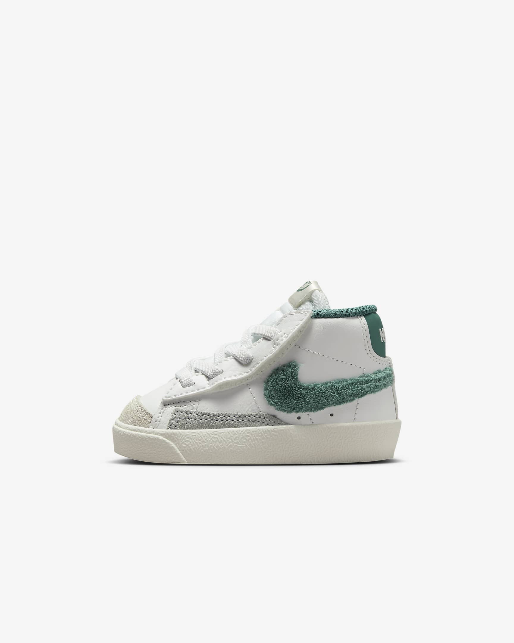 Tenis para bebé e infantil Nike Blazer Mid '77 - Blanco cumbre/Fantasma/Piedra pómez claro/De costa a costa