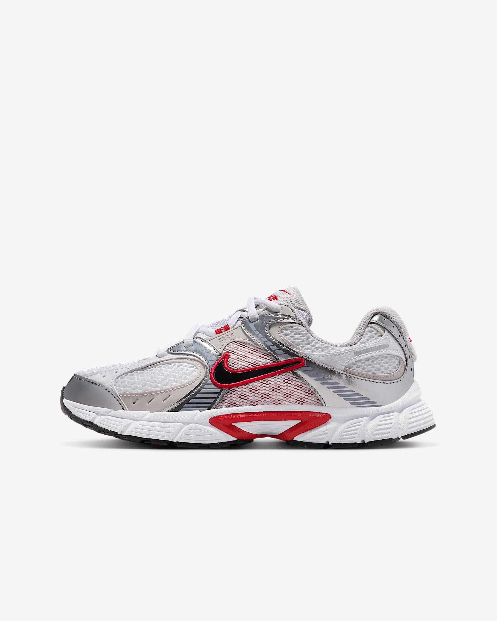 Nike V5 RNR Big Kids' Shoes - White/Gym Red/Vast Grey/Black
