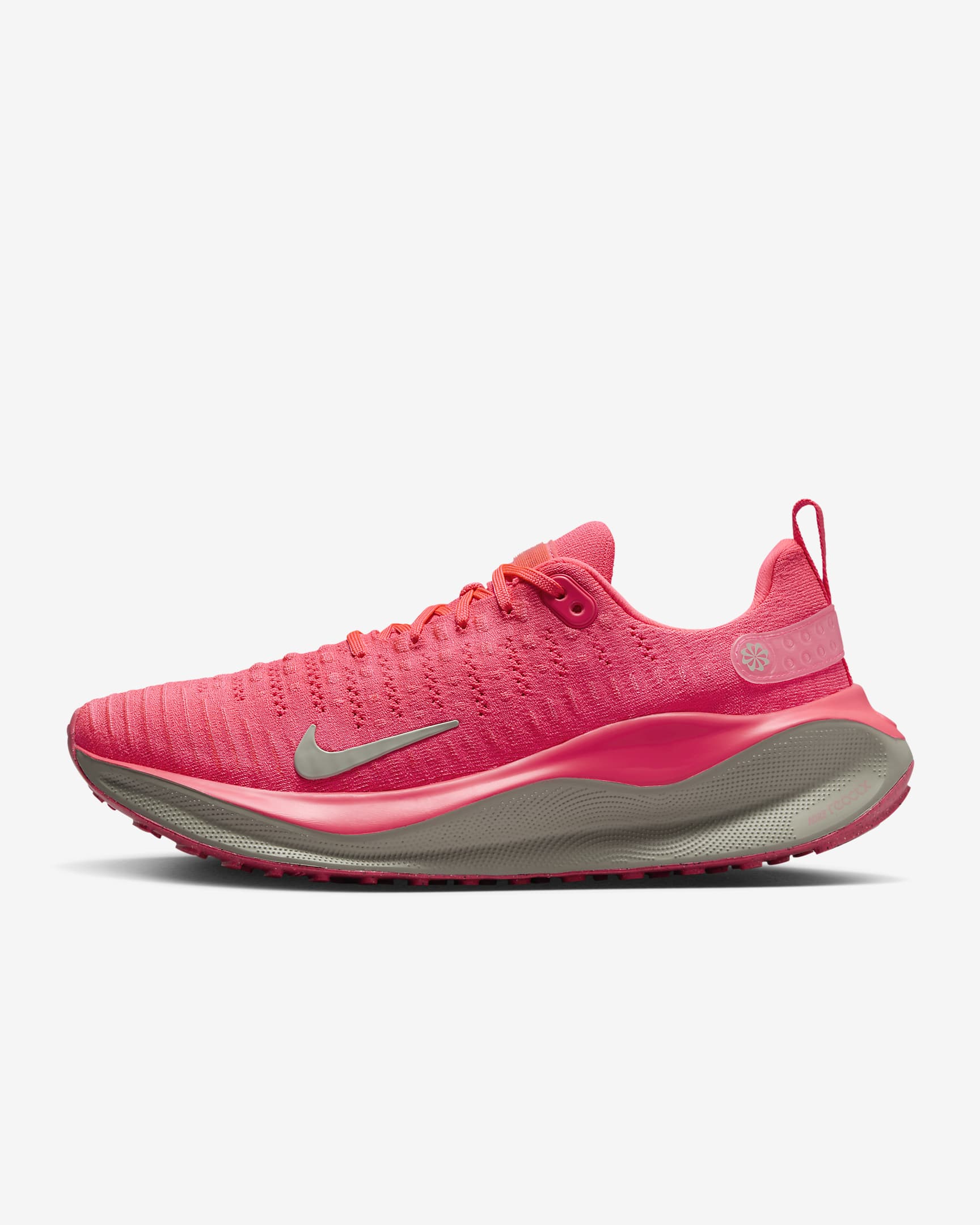 Tenis de correr en pavimento para mujer Nike InfinityRN 4 - Ponche cálido/Negro/Rosa margarita/Mena de hierro claro