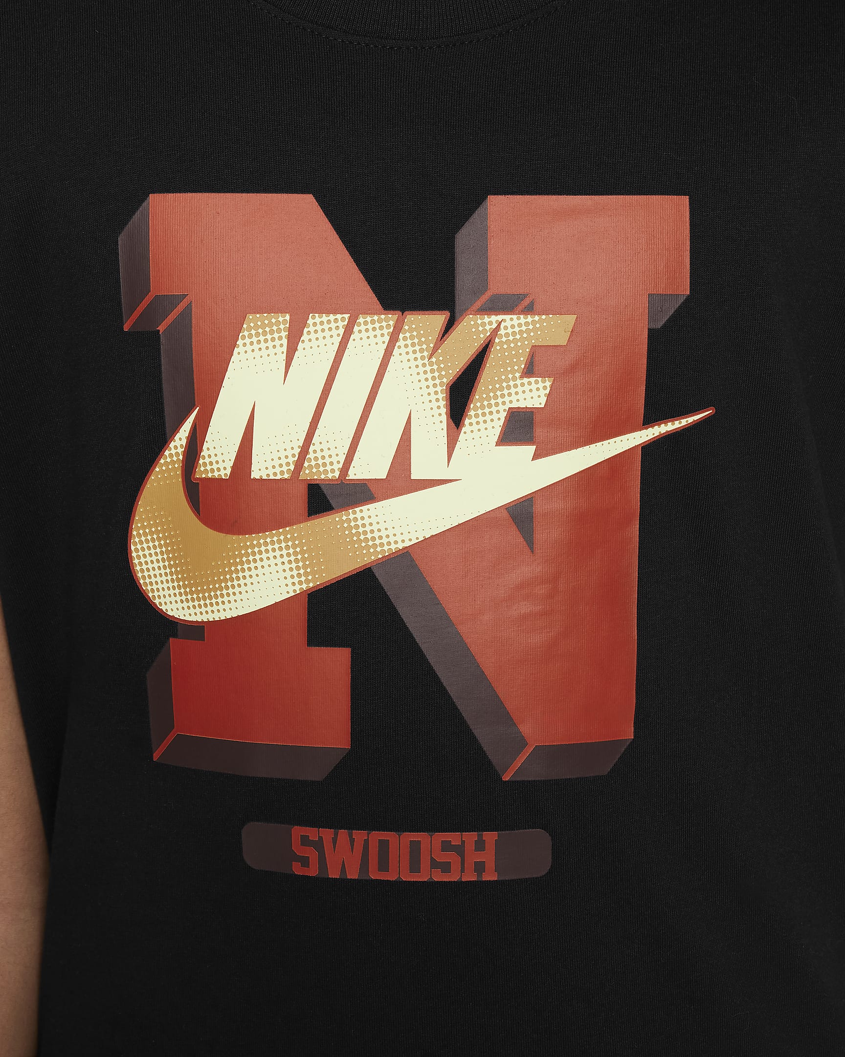 T-shirt Nike Sportswear Júnior - Preto