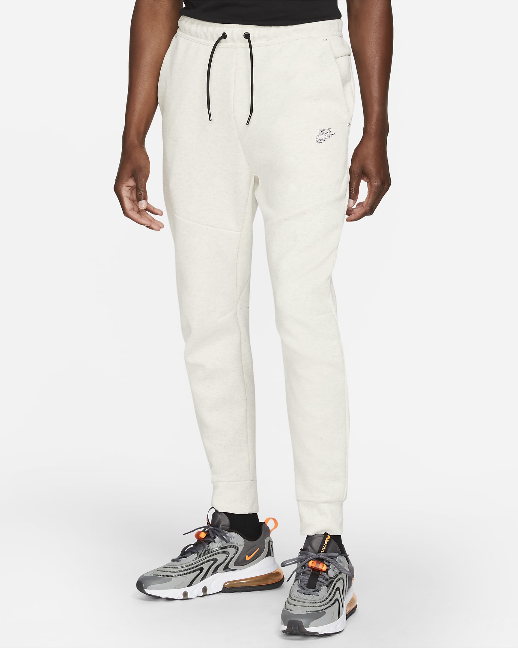Joggers para hombre Nike Sportswear Tech Fleece - Blanco/Jaspeado