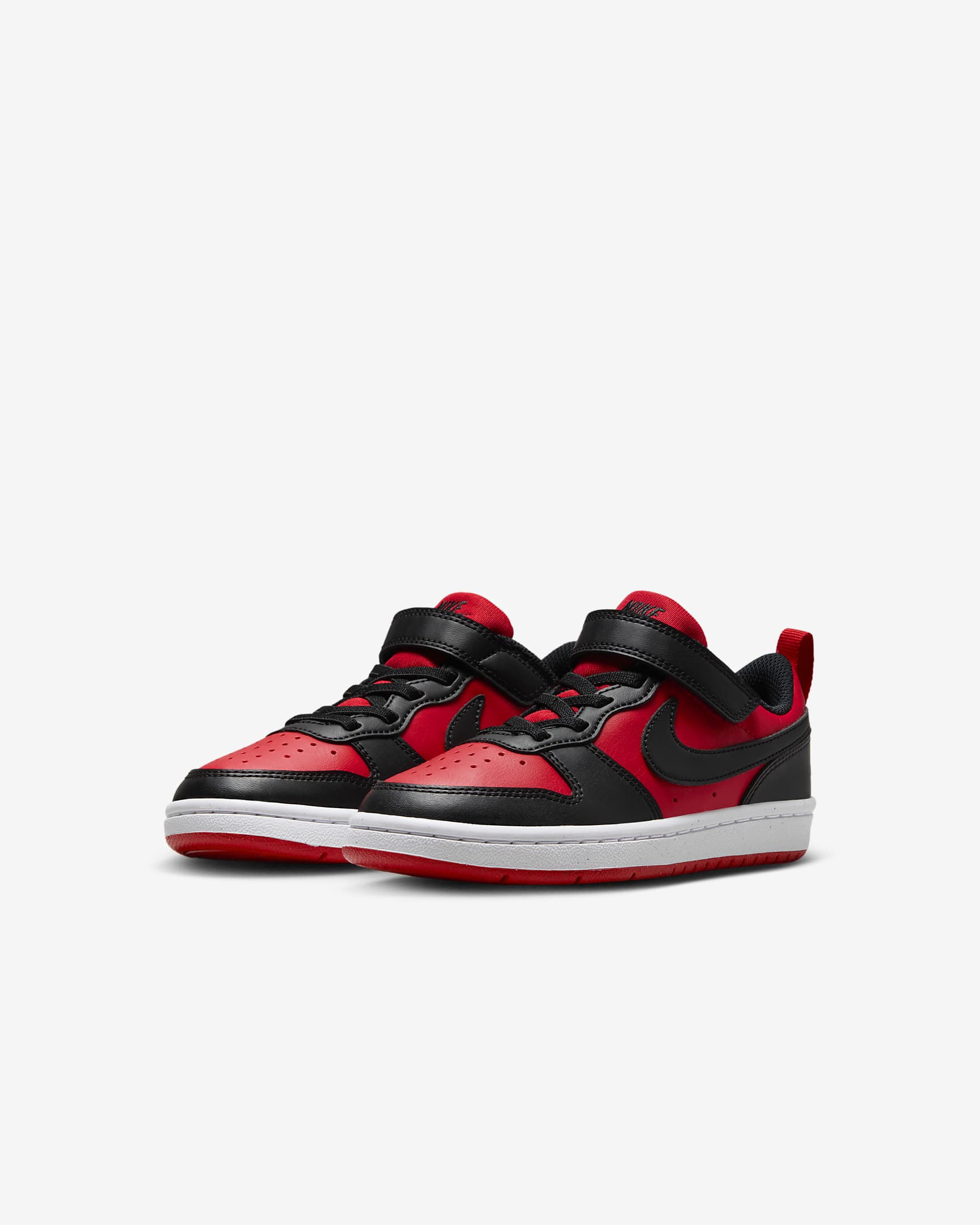 Nike Court Borough Low Recraft Little Kids' Shoes - University Red/White/Black