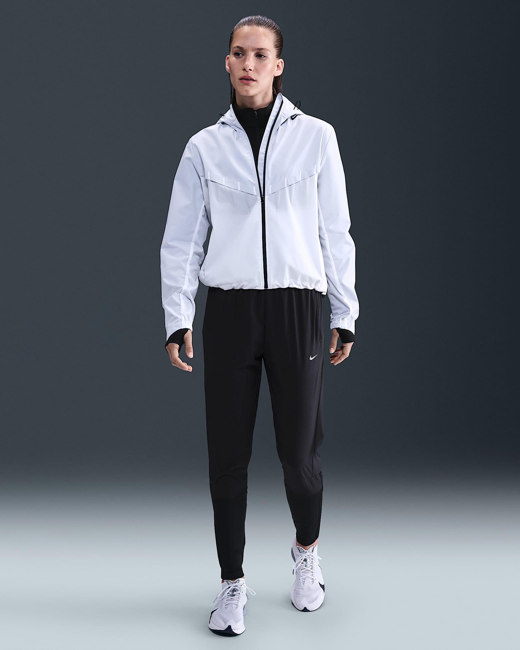 Nike Swift Women's Dri-FIT Mid-Rise Running Trousers - Black