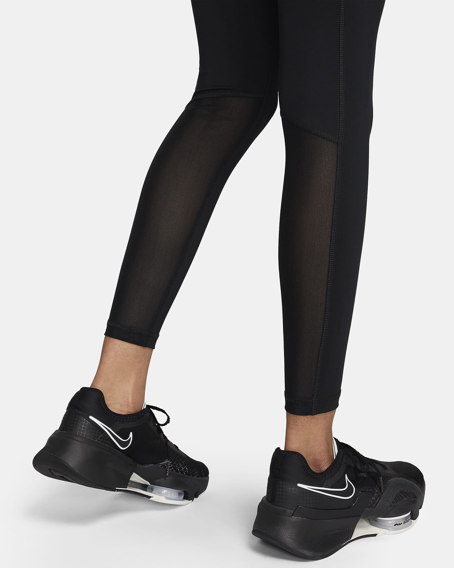 Nike Pro Women's Mid-Rise Mesh-Panelled Leggings. Nike UK