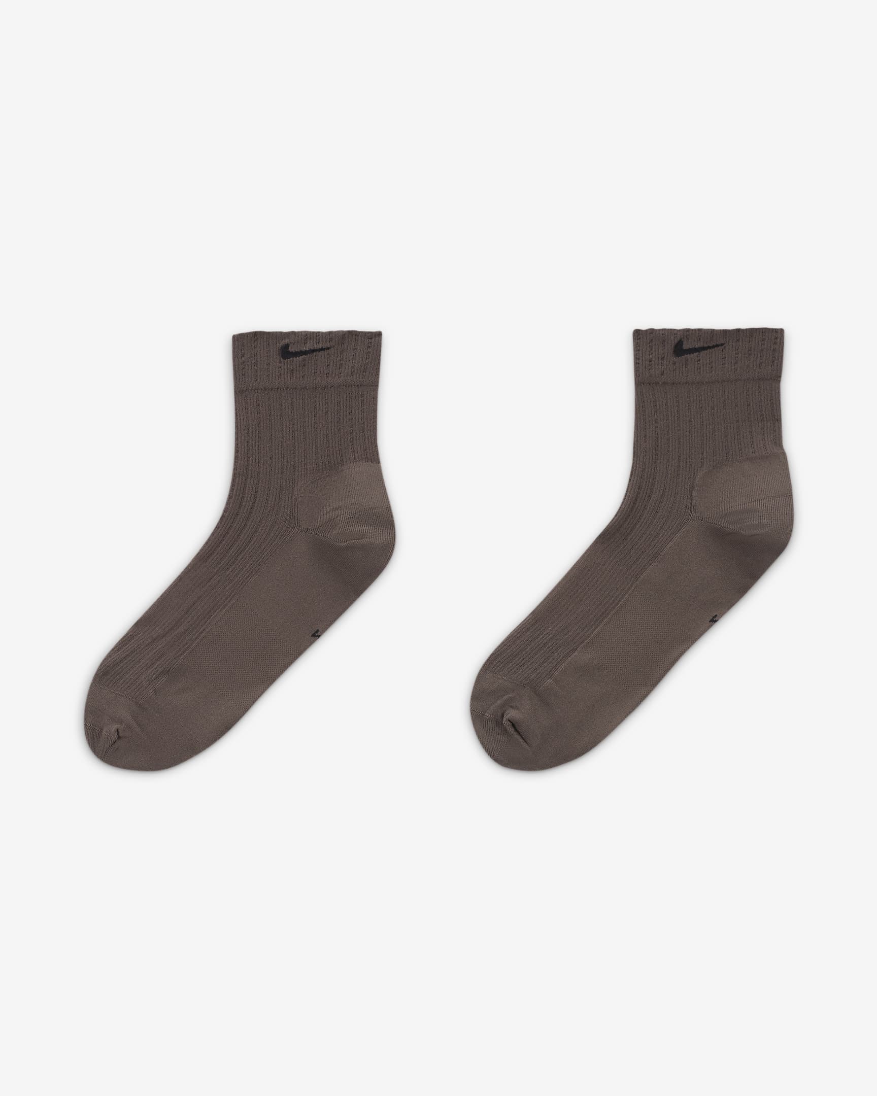 Nike transparente Knöchelsocken für Damen (1 Paar) - Ironstone/Schwarz