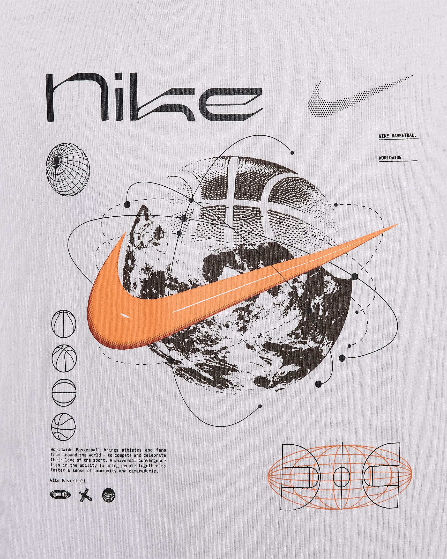 T-shirt de basket Max90 Nike pour homme - Blanc