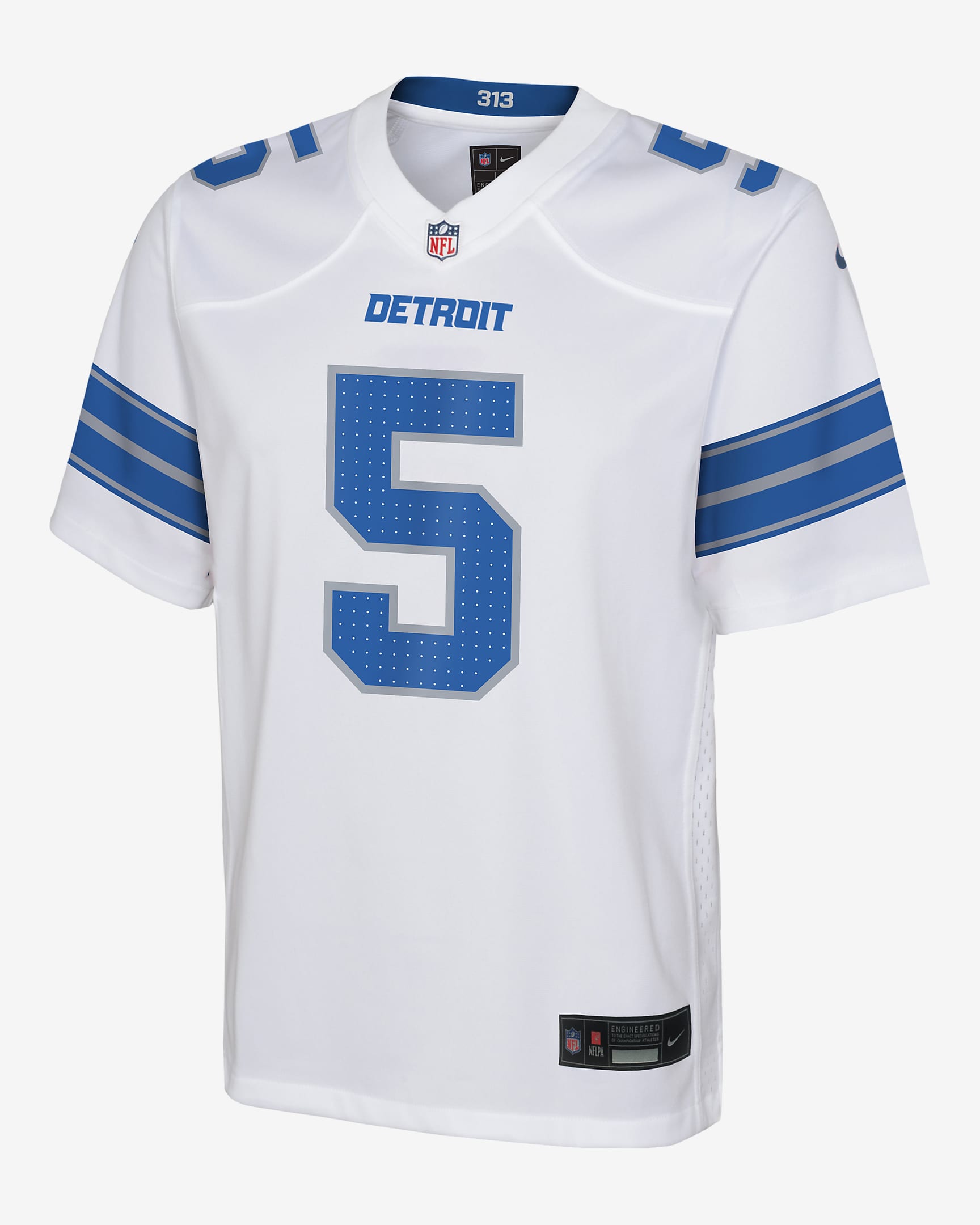 David Montgomery Detroit Lions Big Kids' Nike NFL Game Jersey - White