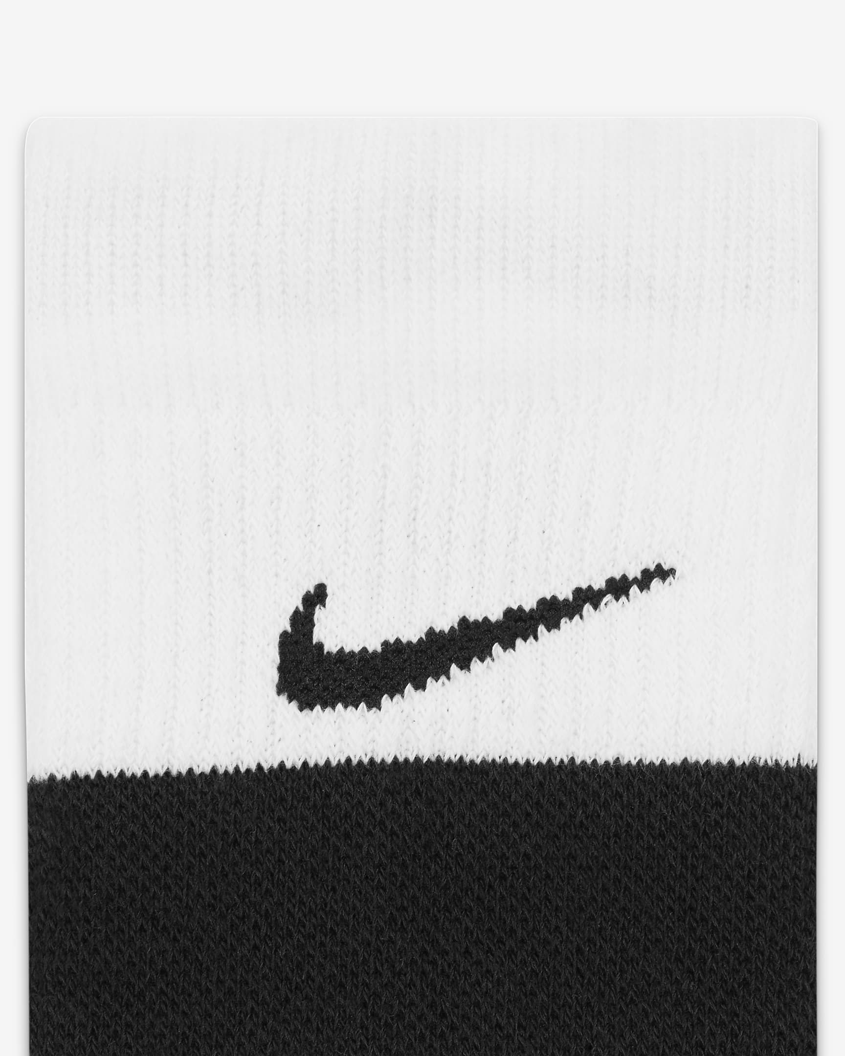 Nike Elite Kids' Basketball Crew Socks (3 Pairs) - White/Black