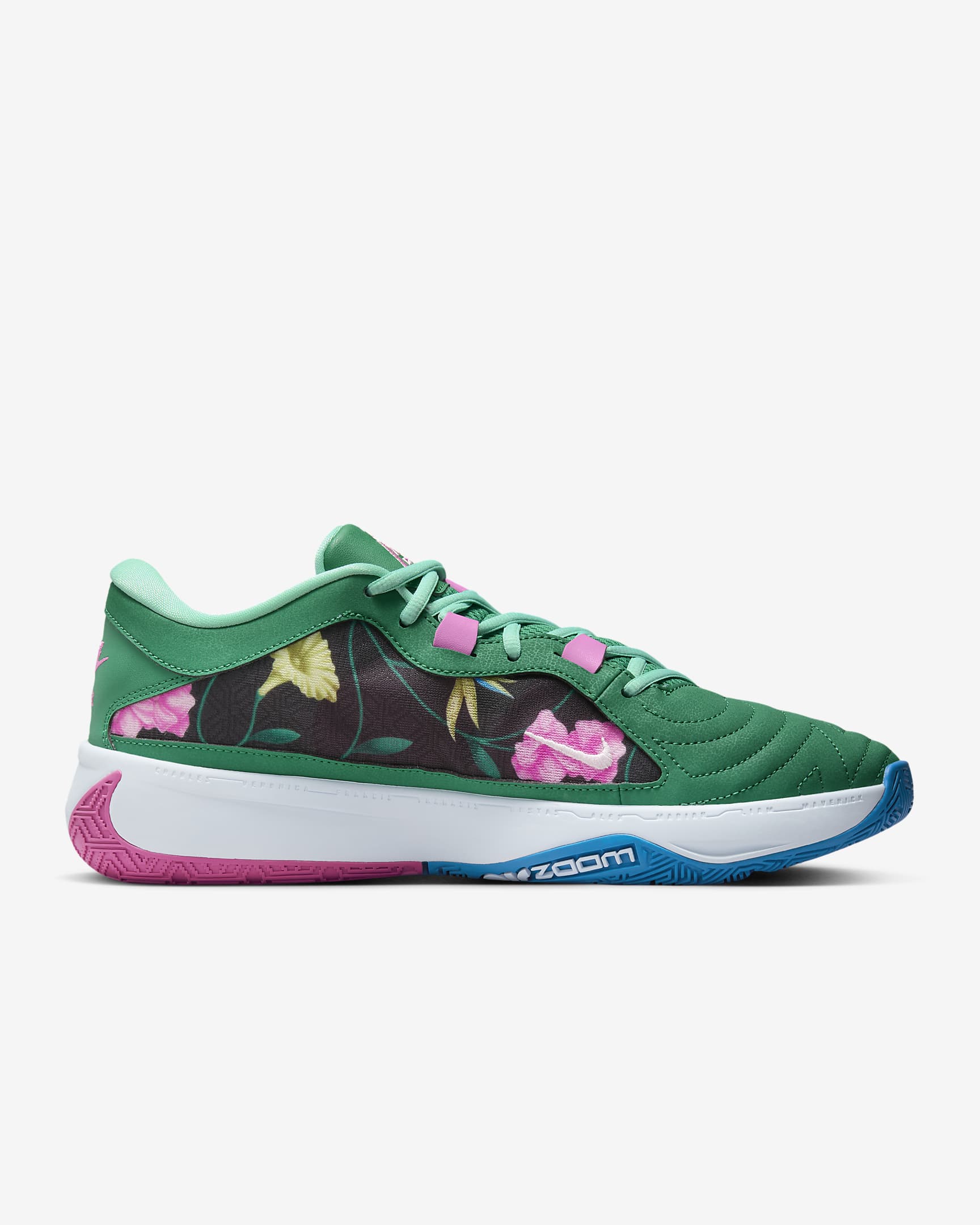 Giannis Freak 5 Zapatillas de baloncesto - Light Photo Blue/Playful Pink/Pink Foam/Negro