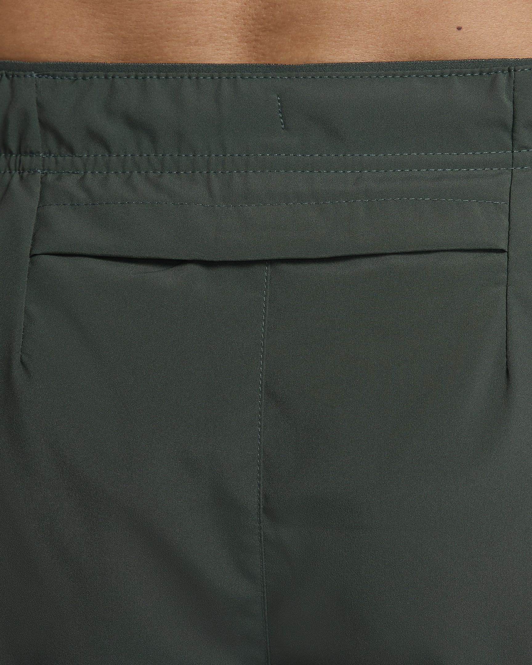 Nike Challenger Swoosh Men's 12.5cm (approx.) Dri-FIT Running Shorts - Vintage Green/Vintage Green/Black/Black