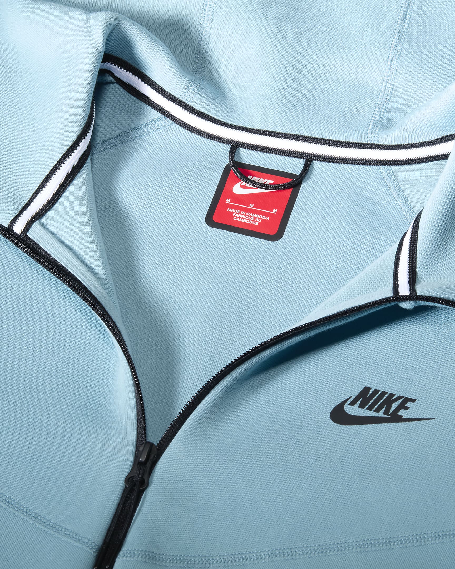 Nike Sportswear Tech Fleece Windrunner Men's Full-Zip Hoodie - Denim Turquoise/Black