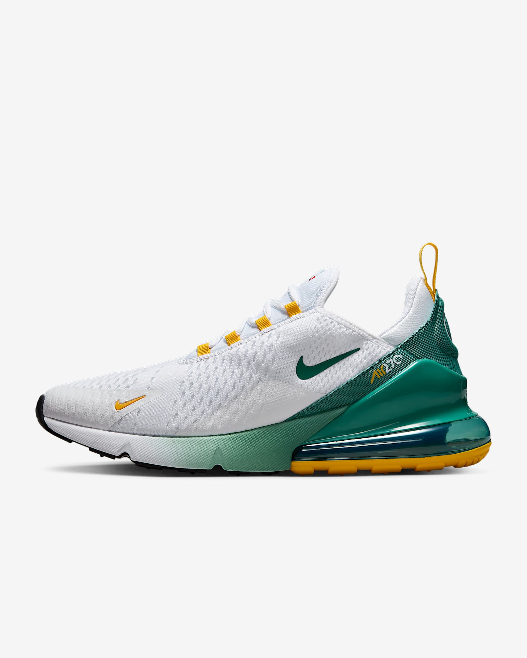 Boston Red Sox Nike Air Max 270 Men's Shoes - White/Amarillo/Bicoastal