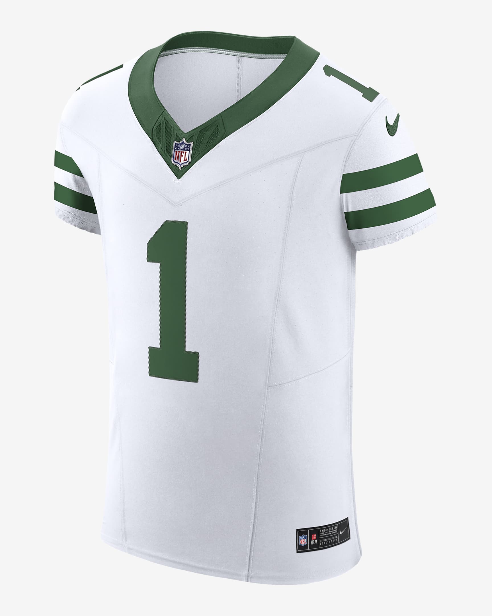 Ahmad "Sauce" Gardner New York Jets Men's Nike DriFIT NFL Elite Football Jersey.