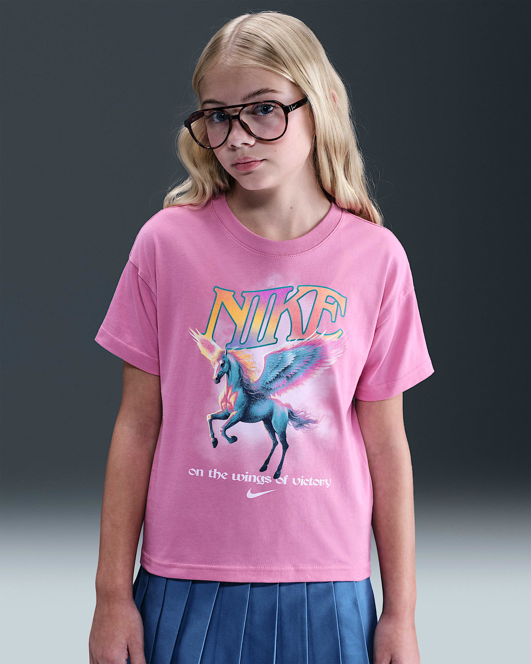 Nike Sportswear T-shirt voor meisjes - Magic Flamingo
