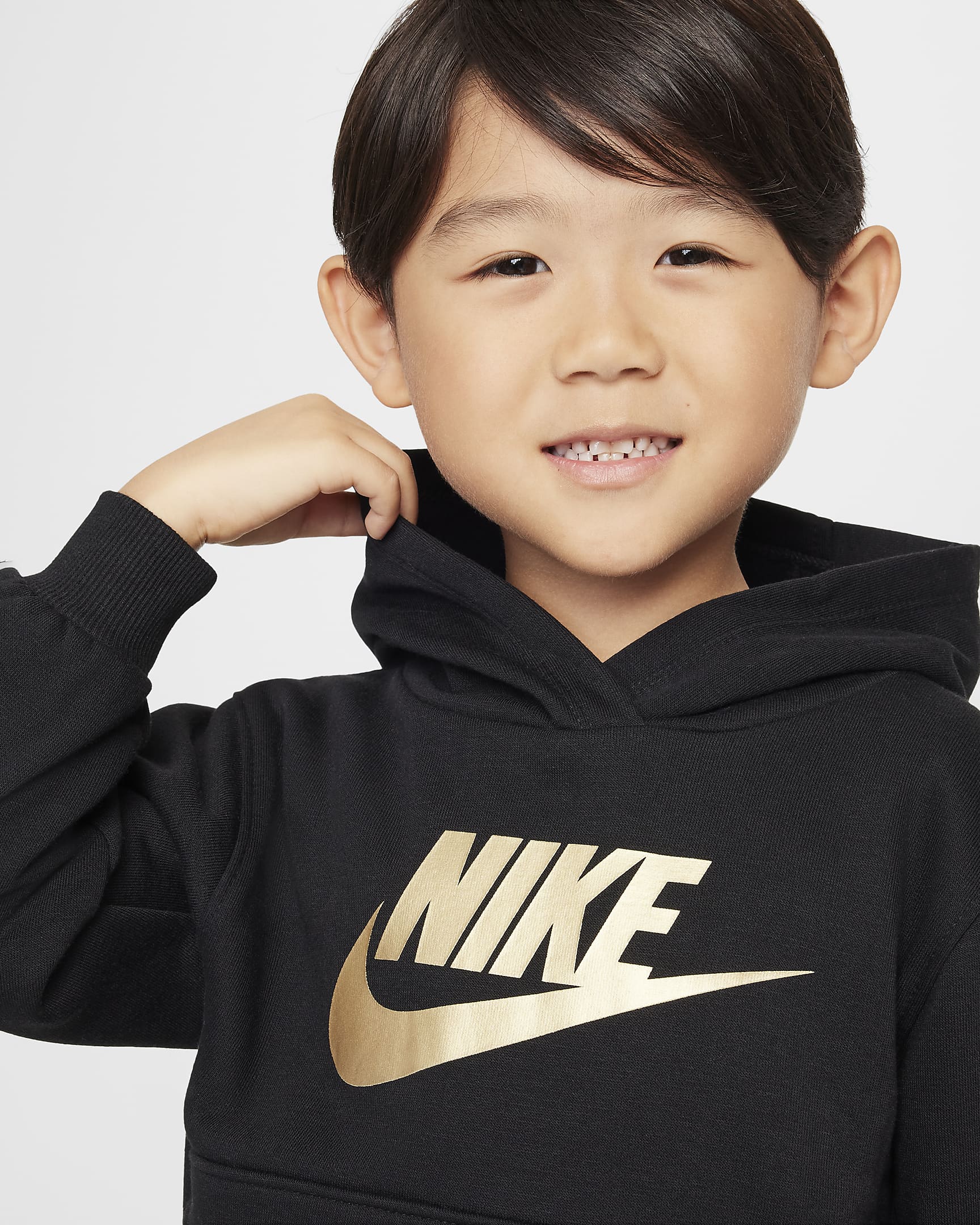 Nike Sportswear Club Fleece Pullover Toddler Hoodie - Black