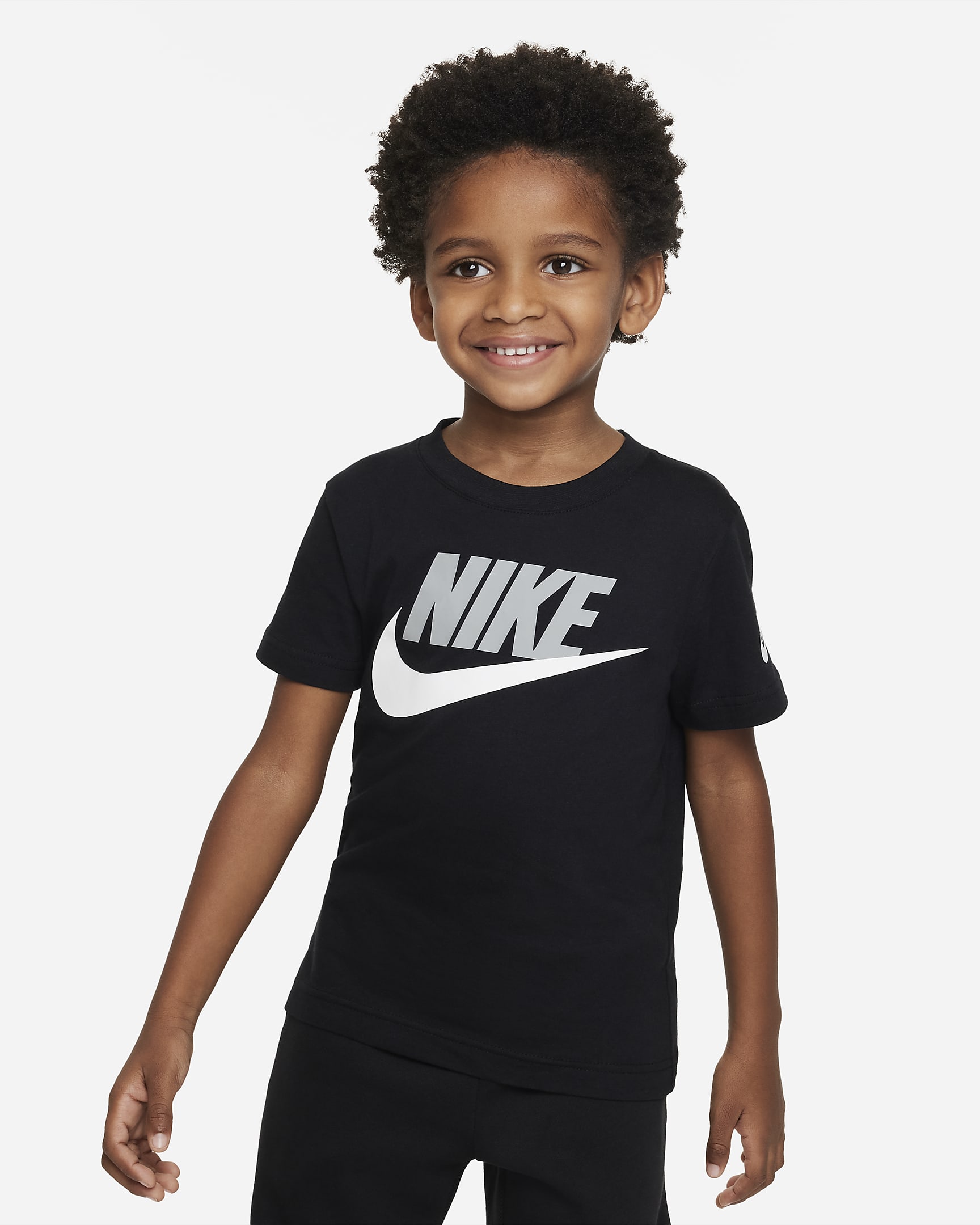 Nike T-shirt voor kleuters - Zwart