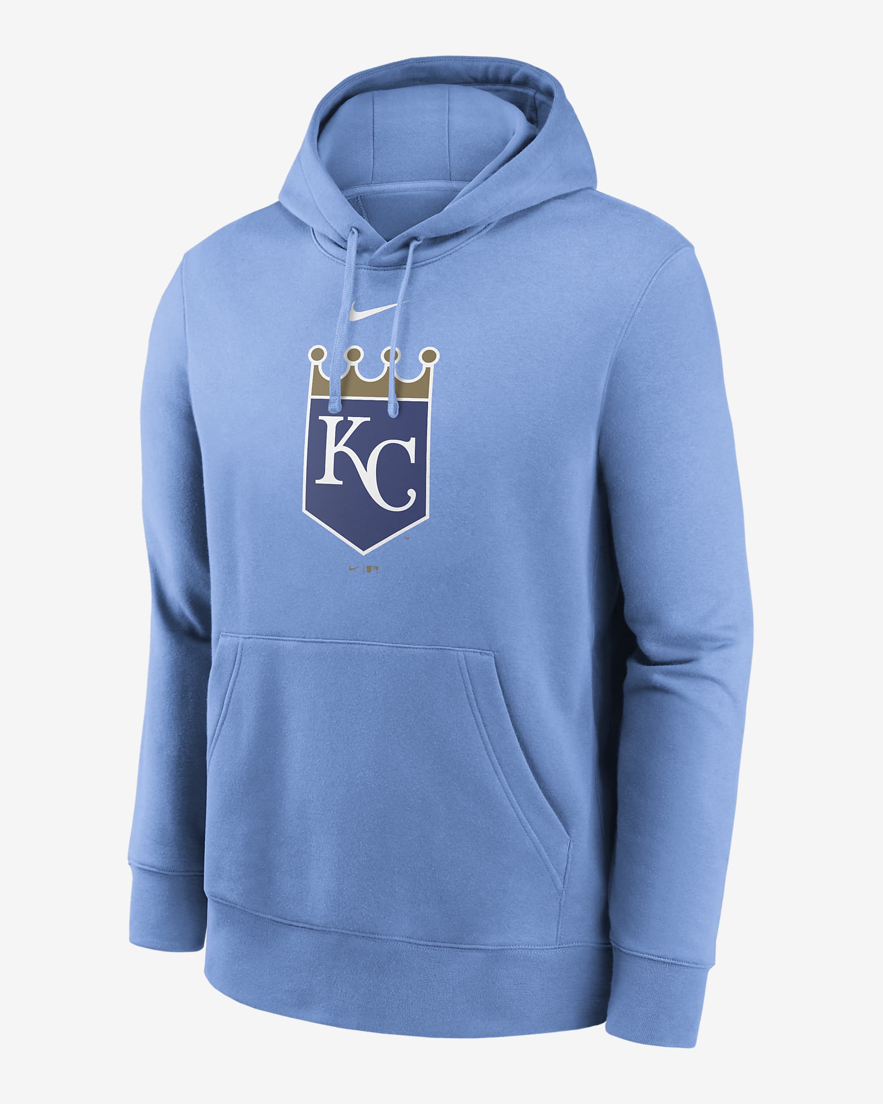 Nike Alternate Logo Club (MLB Kansas City Royals) Men’s Pullover Hoodie - Light Blue