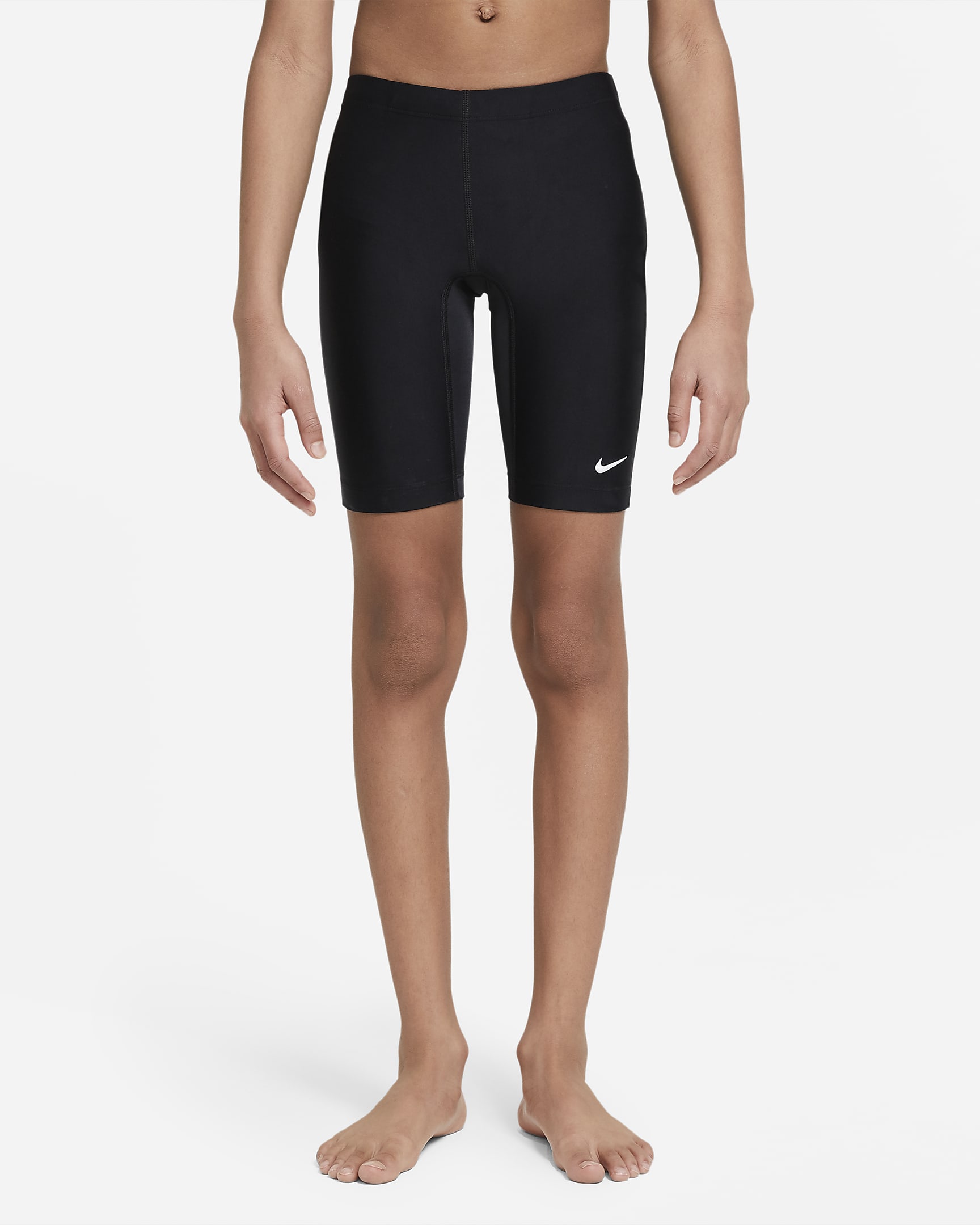 Nike HydraStrong Schwimm-Jammer für ältere Kinder (Jungen) - Schwarz/Weiß