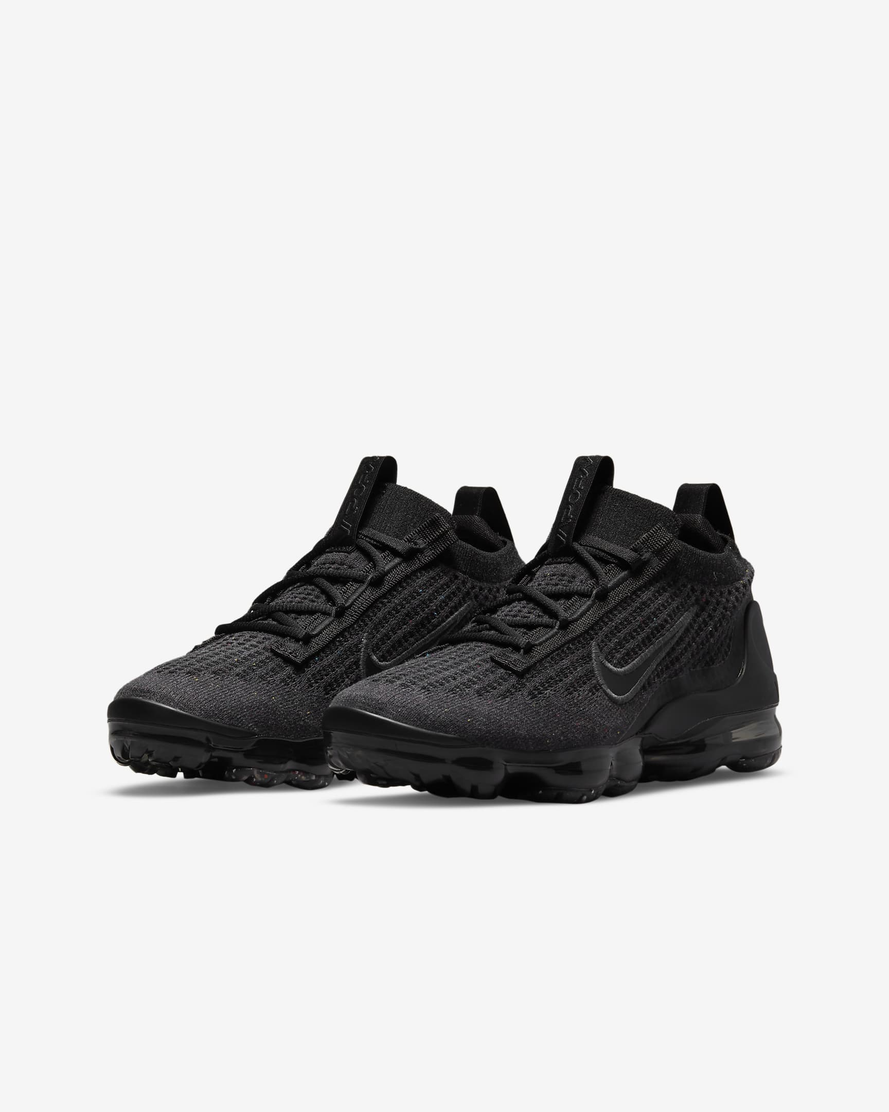Nike Air VaporMax 2021 FK Older Kids' Shoes - Black/Black/Anthracite/Black