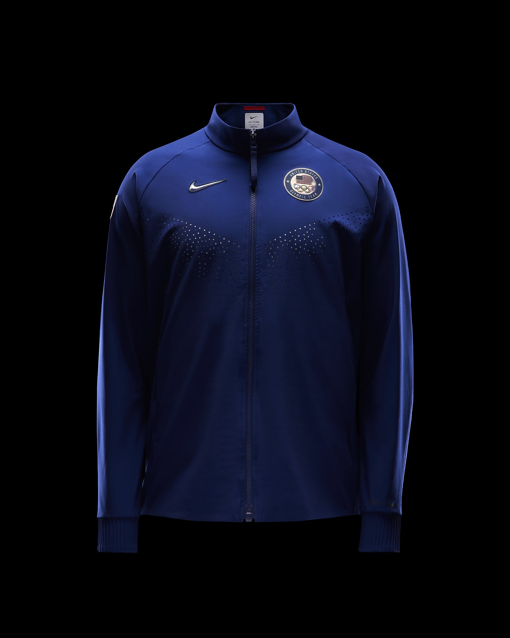 Team USA Men's Nike Jacket - Blue Void/Hyper Royal/White