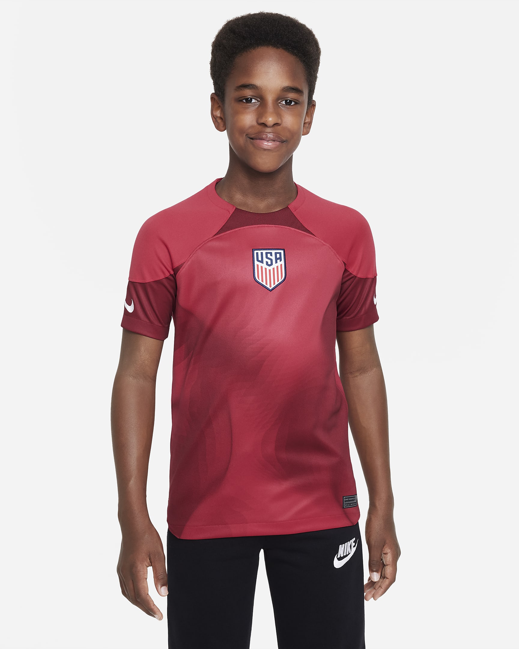 U.S. 2022/23 Stadium Goalkeeper Big Kids' Nike Dri-FIT Short-Sleeve ...