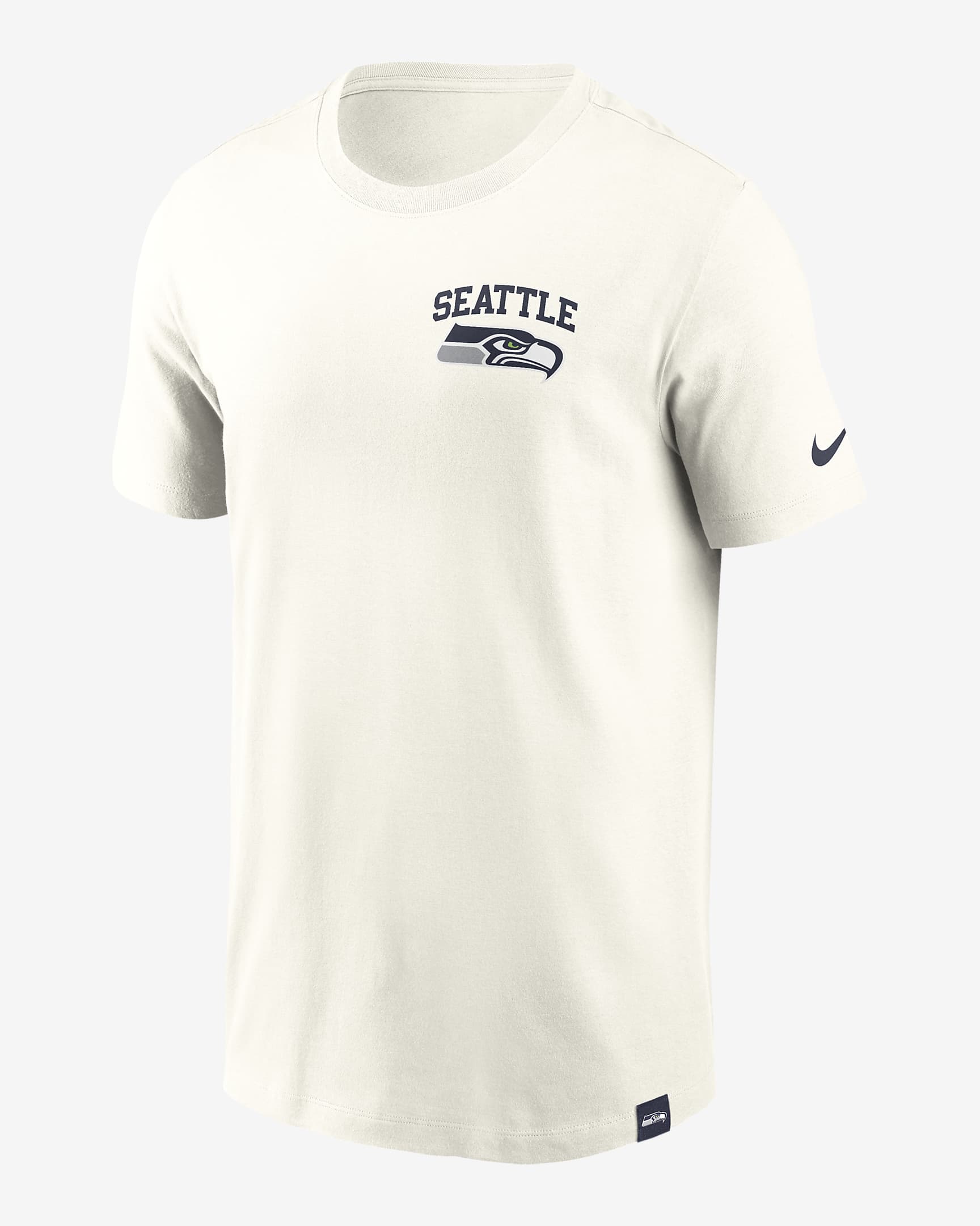 Seattle Seahawks Blitz Essential Men's Nike NFL T-Shirt - Cream