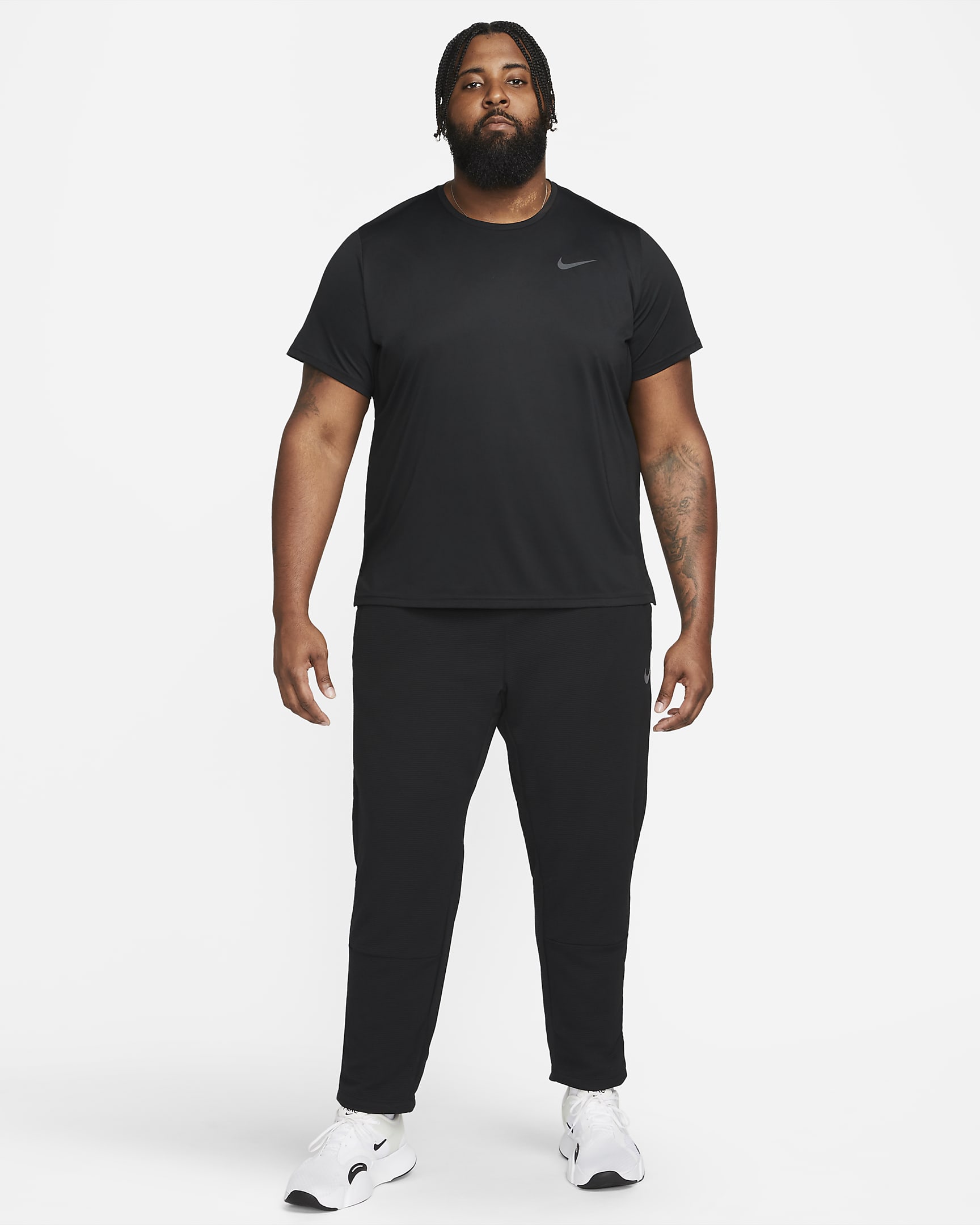 Nike Pro Men's Fleece Training Trousers. Nike LU