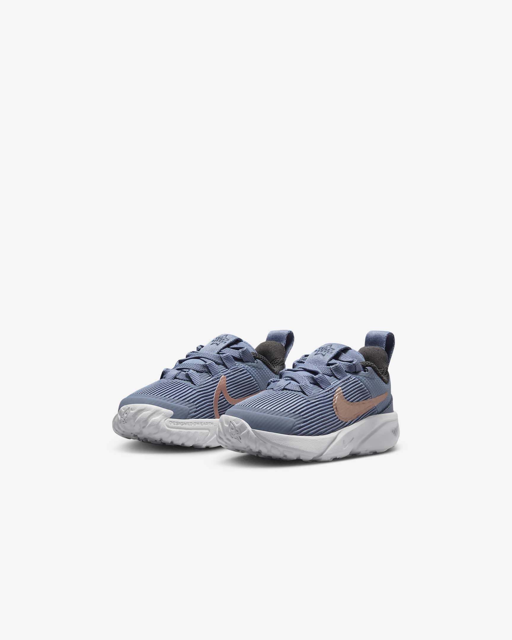 Chaussure Nike Star Runner 4 pour bébé et tout-petit - Ashen Slate/Armory Navy/Pure Platinum/Metallic Red Bronze