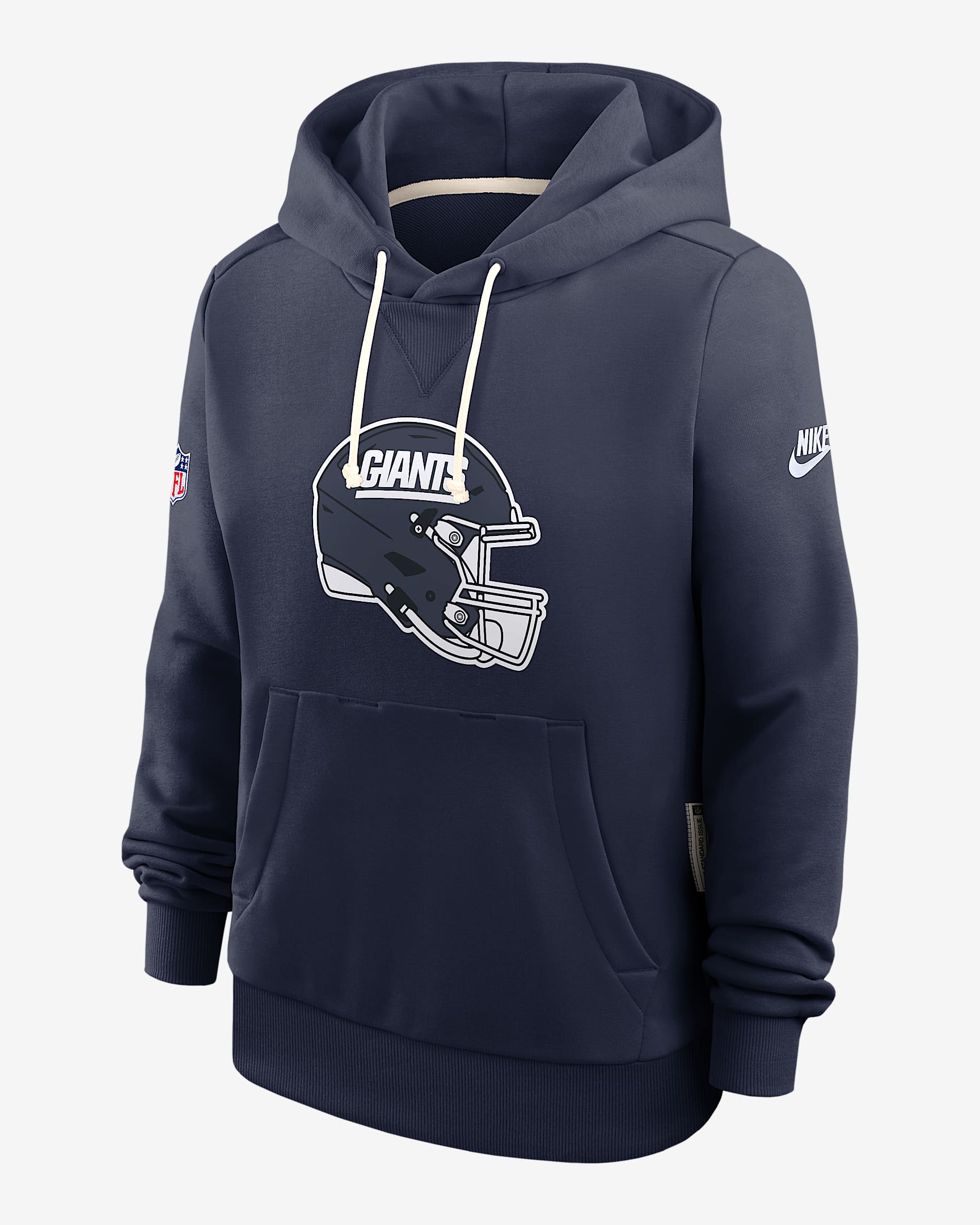Sudadera con gorro sin cierre Nike Dri-FIT de la NFL para mujer New York Giants Alt Pack - Royal