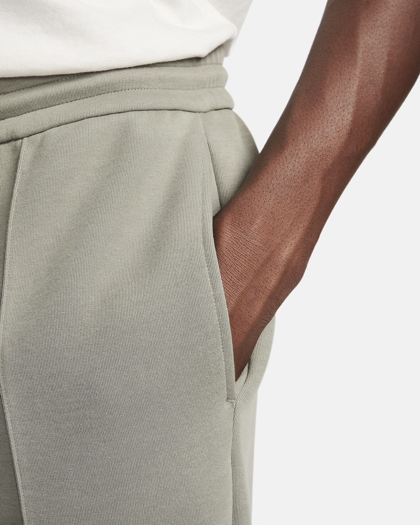 Pantaloni tuta Loose Fit con orlo aperto Nike Sportswear Tech Fleece Reimagined – Uomo - Dark Stucco