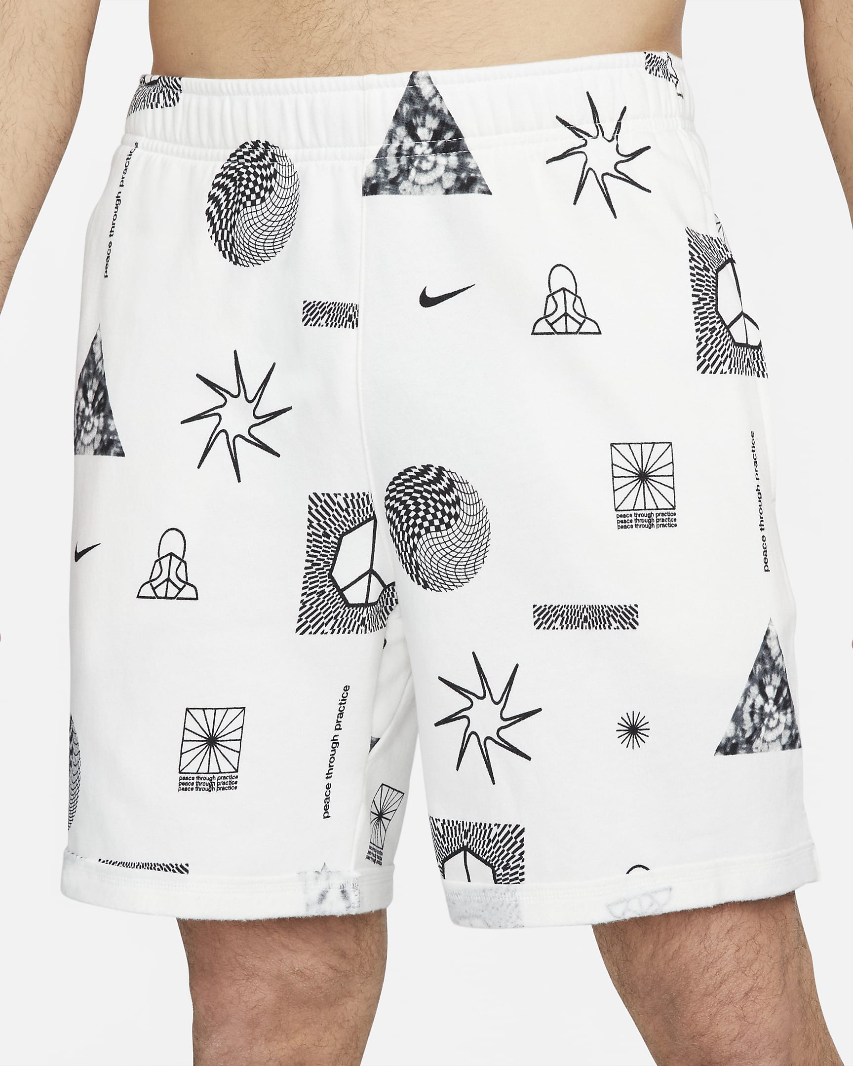 Nike Yoga Therma-FIT Men's Graphic Fleece Shorts. Nike.com