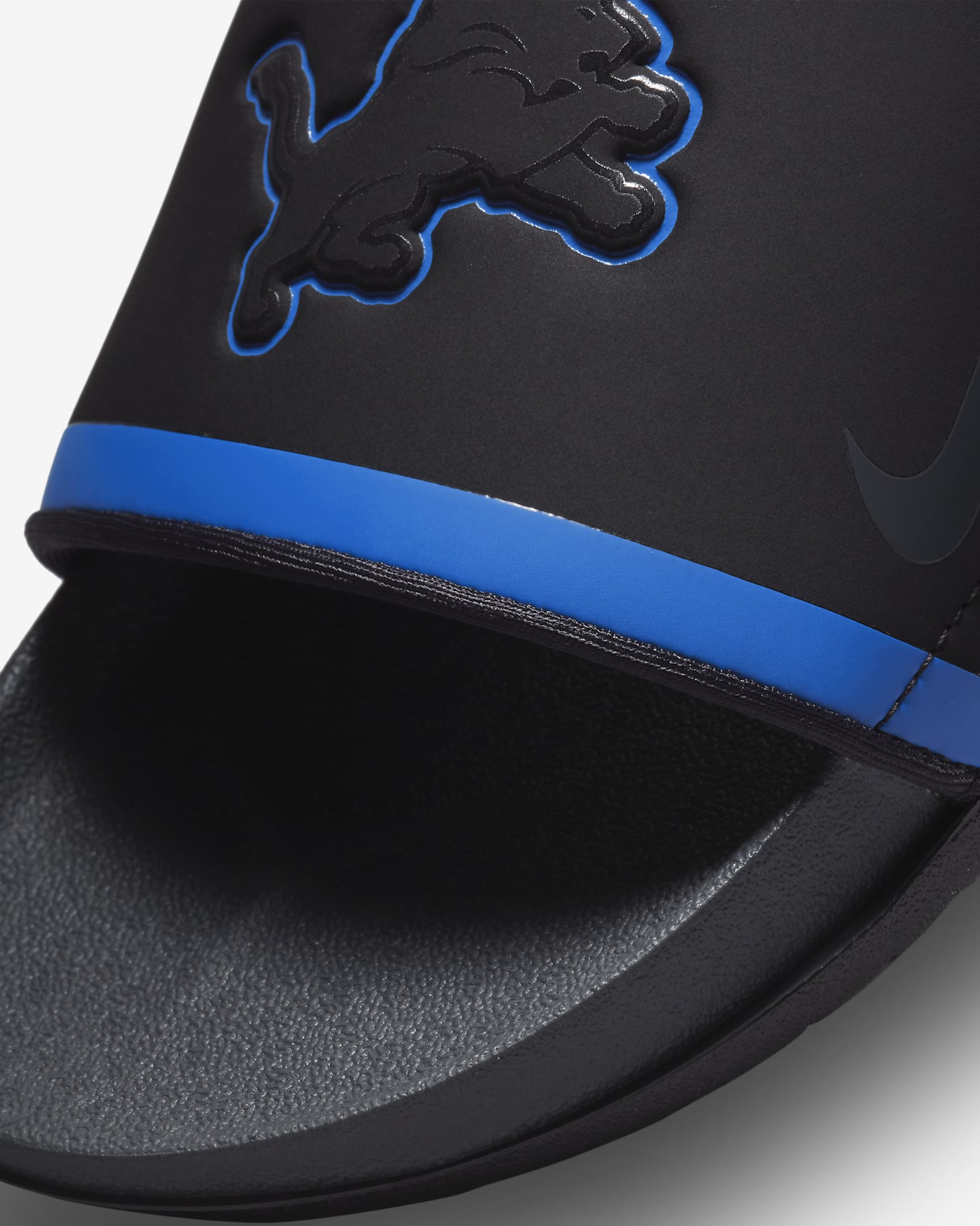 Nike Offcourt (NFL Detroit Lions) Slide - Black/Battle Blue/Wolf Grey/Anthracite