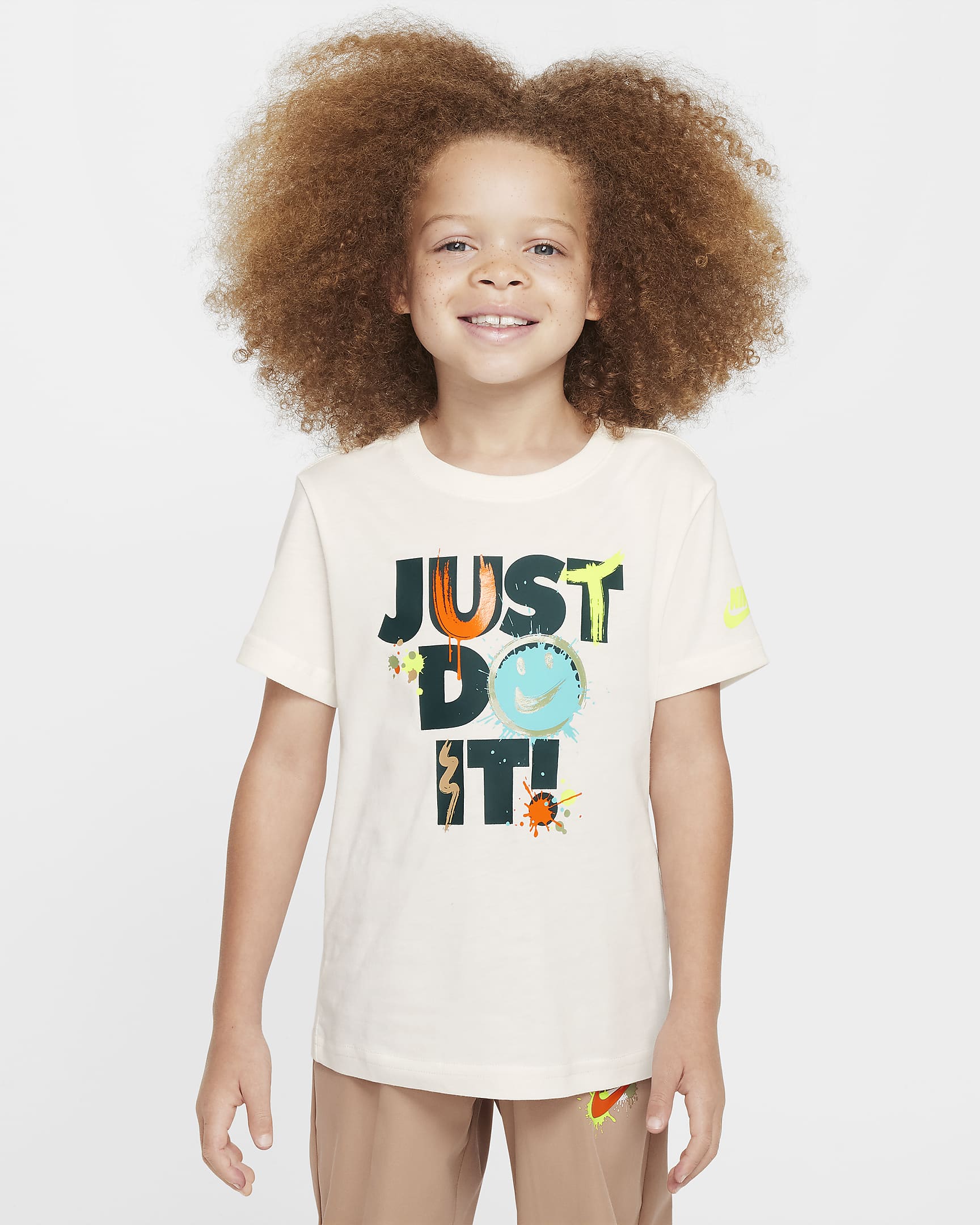 T-Shirt "Just Do It" Nike "Express Yourself" για μικρά παιδιά - Sail