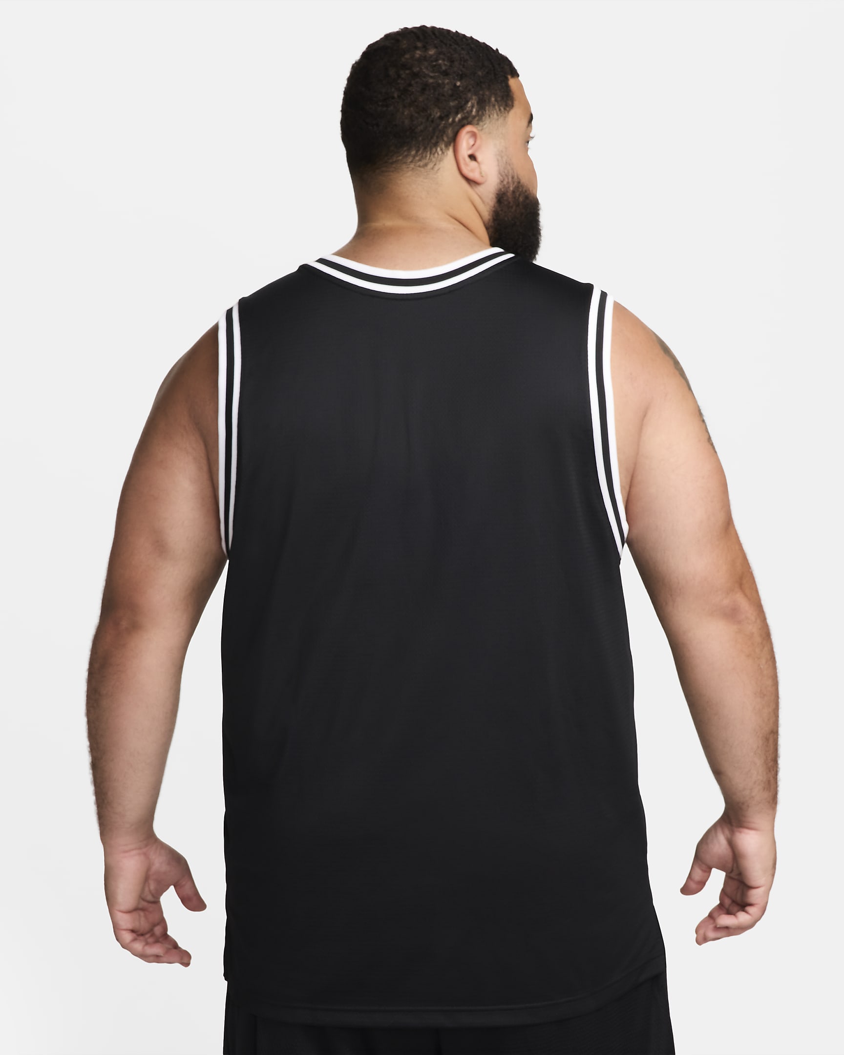 Maillot de basket Dri-FIT Nike DNA pour homme - Noir/Blanc