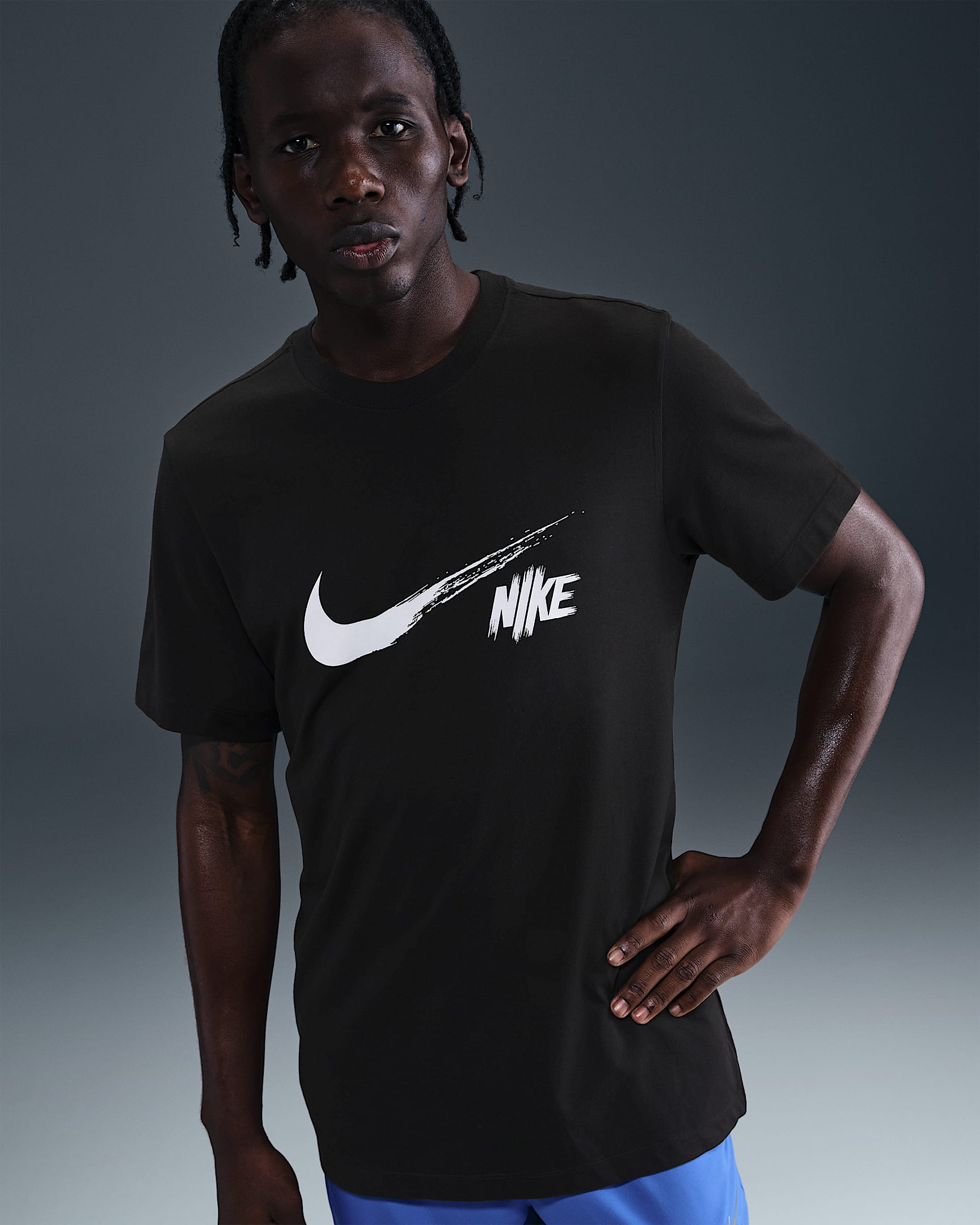 Playera de entrenamiento Dri-FIT para hombre Nike - Negro