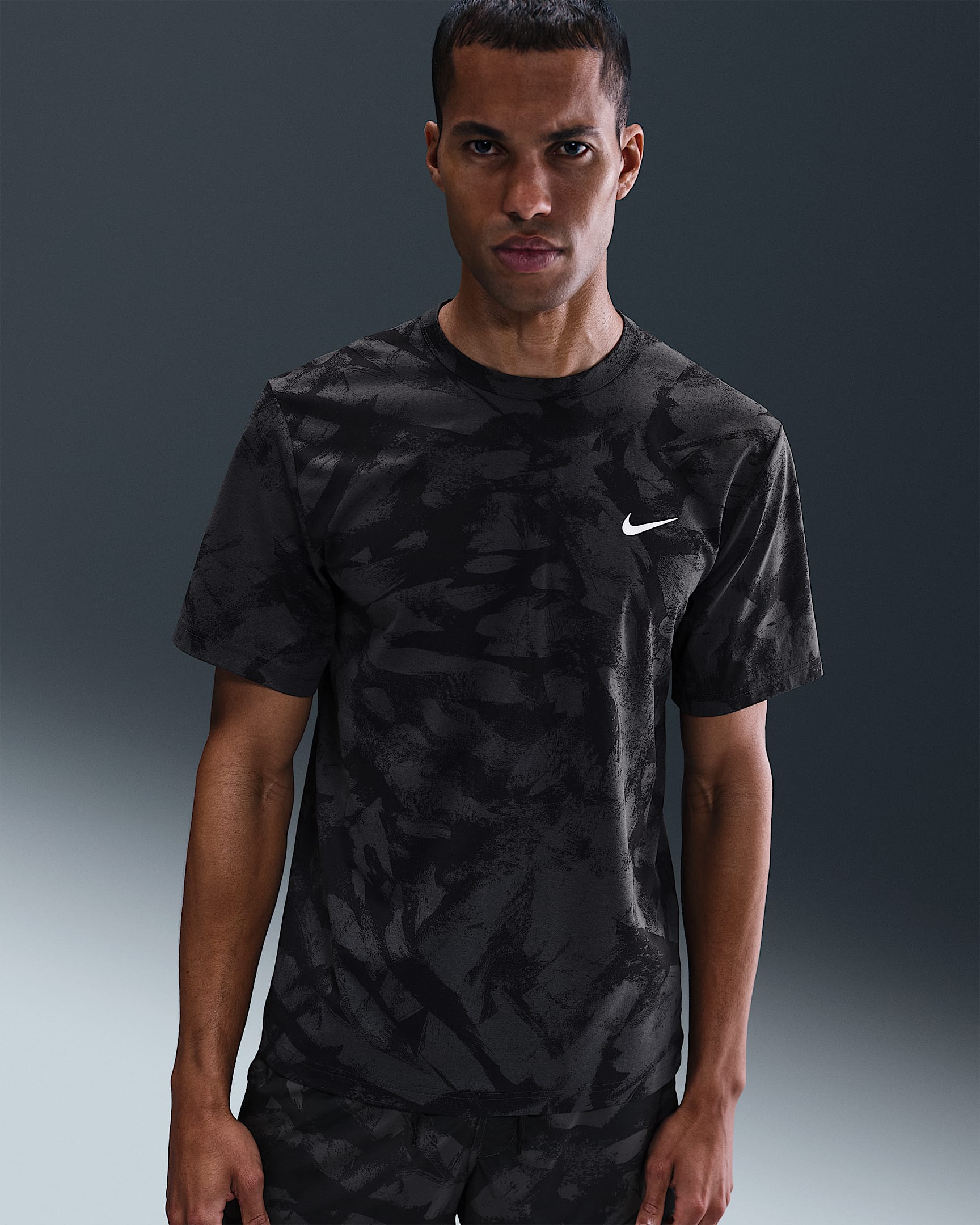 Ανδρική μπλούζα προπόνησης Dri-FIT UV Nike Hyverse - Anthracite/Λευκό