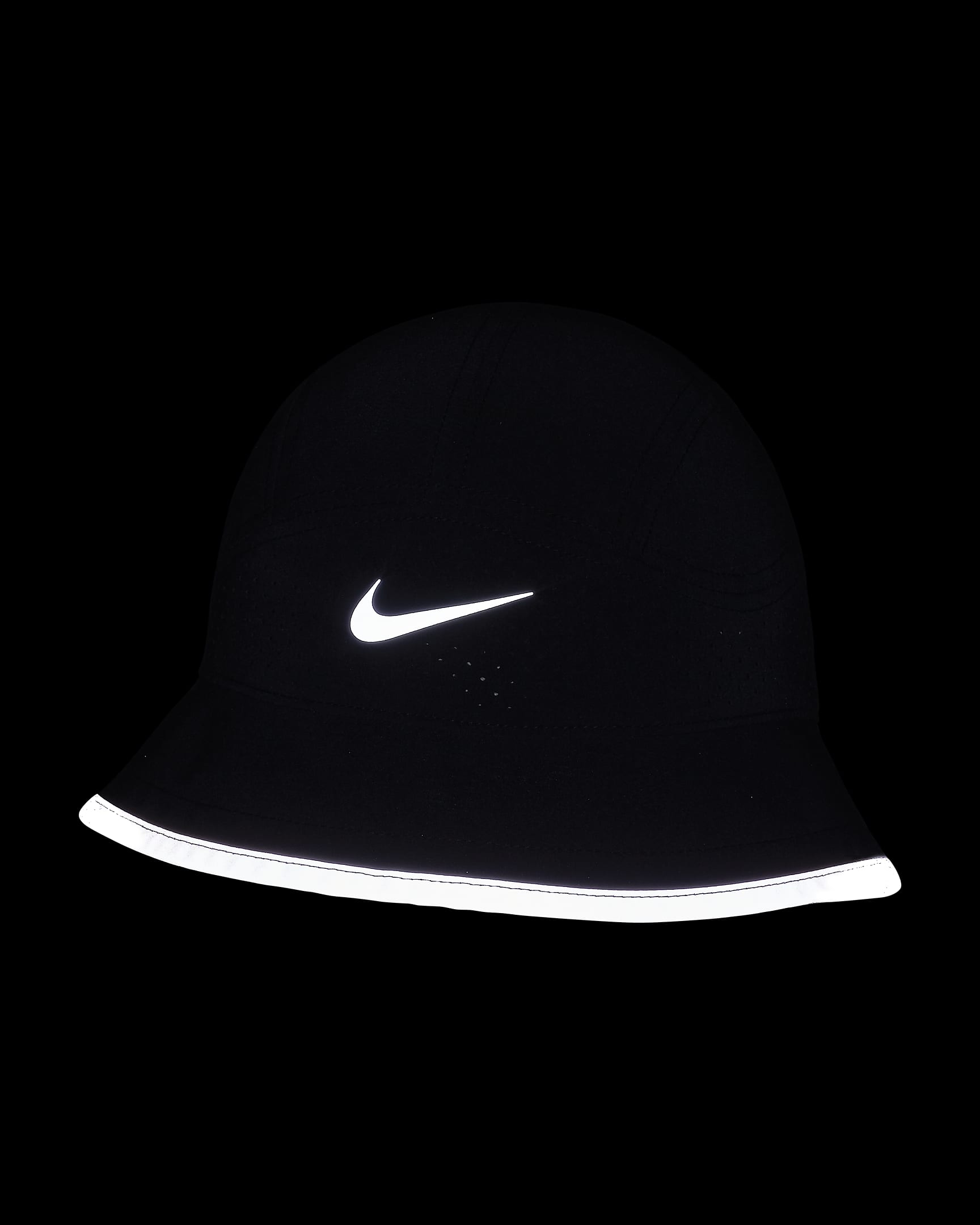 Nike Dri-FIT Perforated Running Bucket Hat - Black