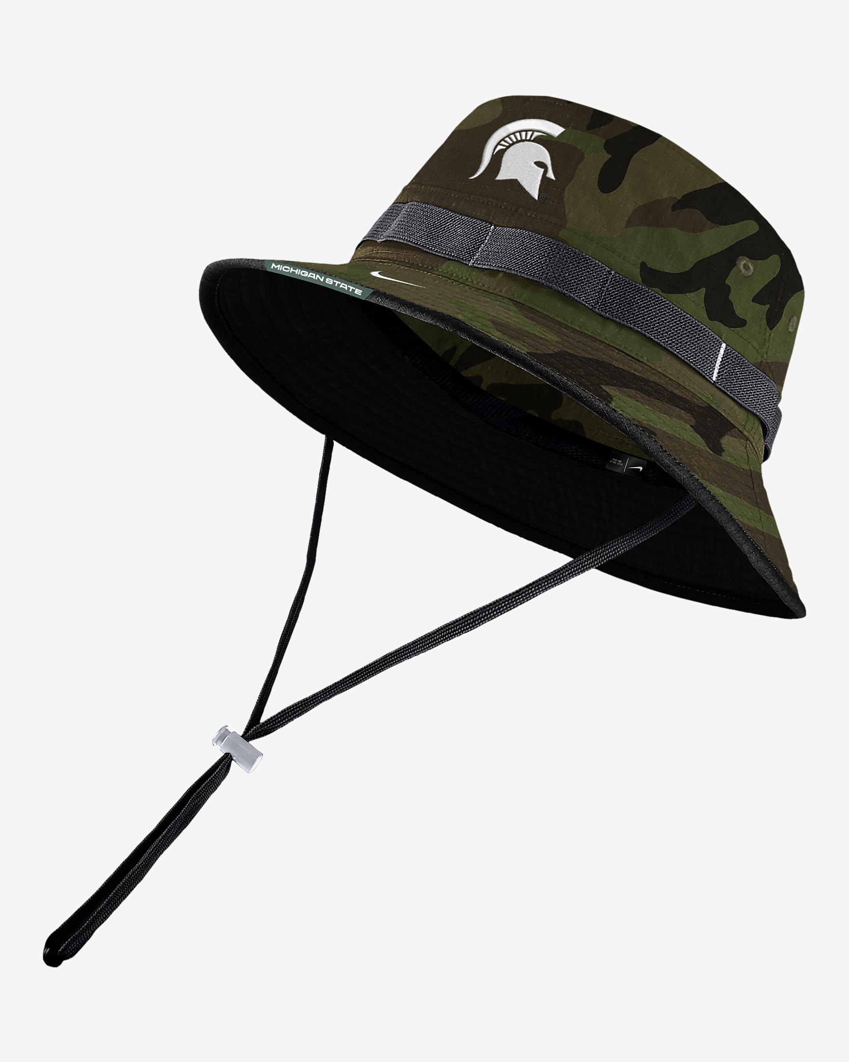 Michigan State Nike College Boonie Bucket Hat - Camo Green