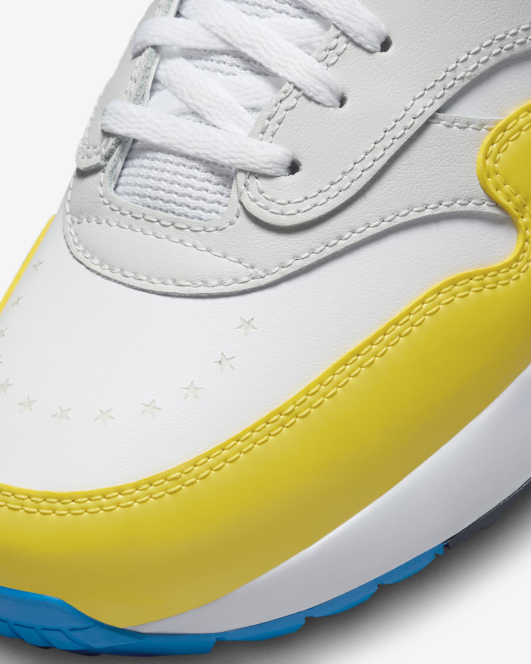 Scarpa da golf Nike Air Max 1 '86 OG G NRG – Uomo - Bianco/Tour Yellow/Photo Blue/Ossidiana
