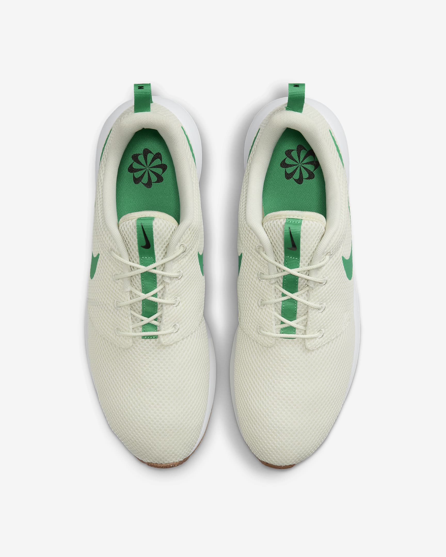 Calzado de golf para hombre Roshe G Next Nature - Mar de cristal/Negro/Blanco/Verde estadio