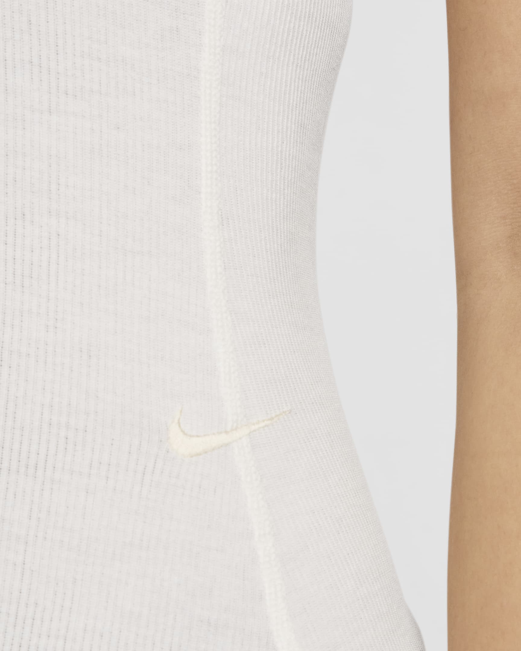 Nike Sportswear Women's Ribbed Tank Top - Sail/Sail