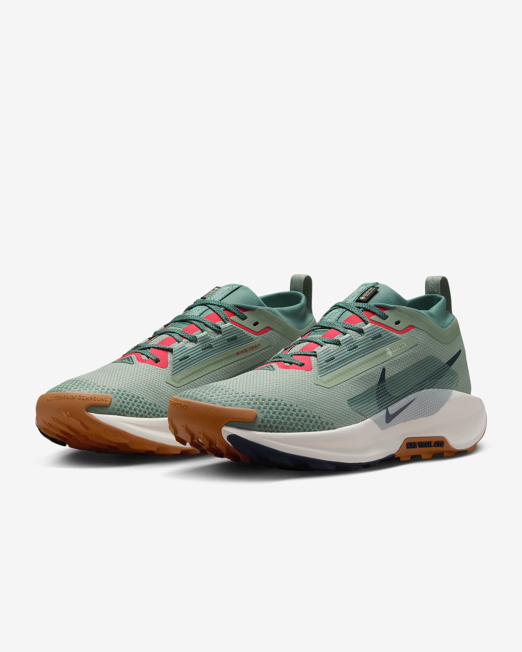 Nike Pegasus Trail 5 GORE-TEX Men's Waterproof Trail-Running Shoes - Jade Horizon/Bicoastal/Pale Ivory/Armoury Navy